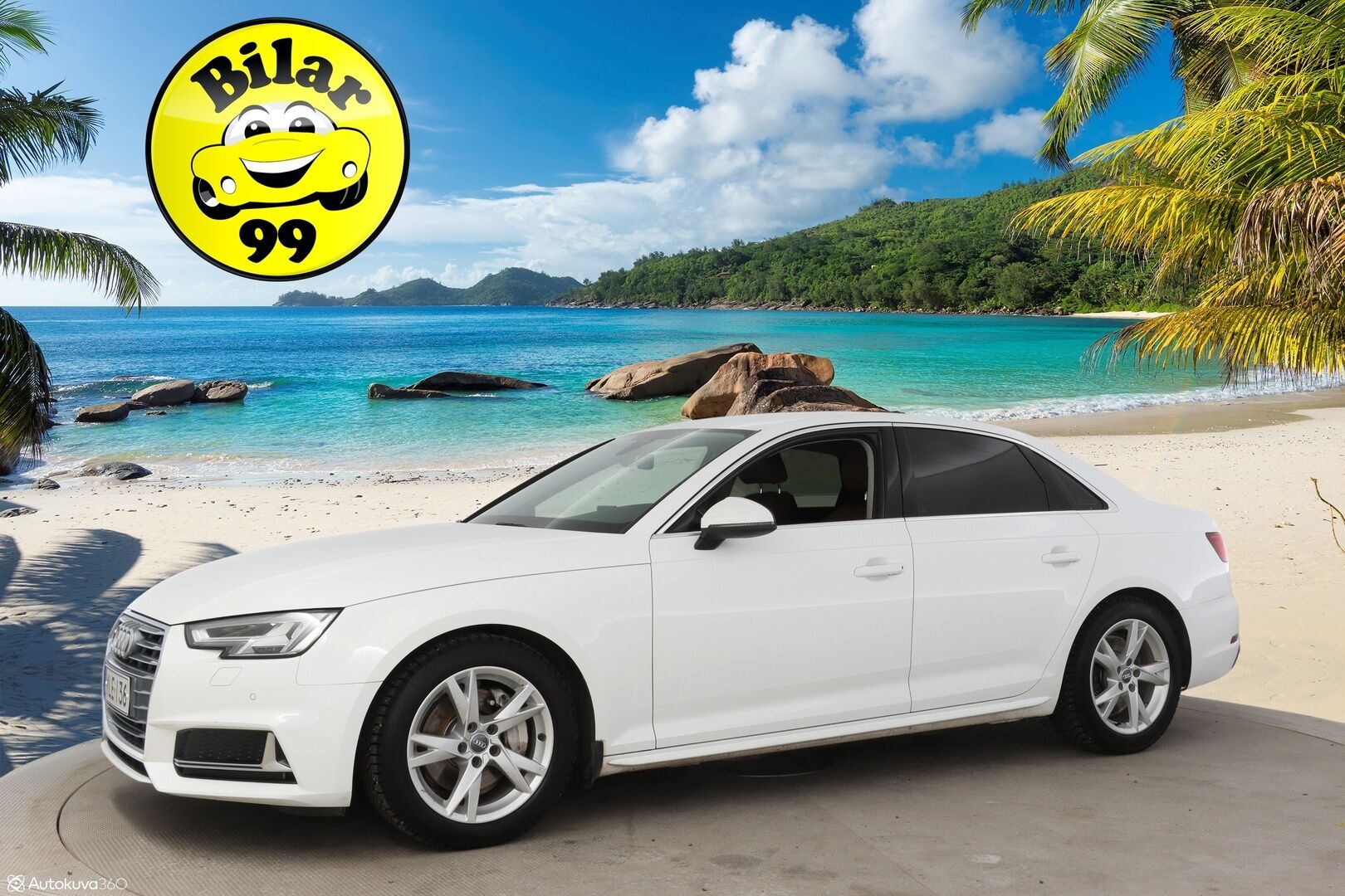 Audi A4 2019 Sedan Business Sport Comfort Edition 40 TDI 140 kW quattro S tronic  * Webasto / Ruskea nahkasisusta / P. Tutkat / Vakionopeudensäädin / LED * - Jakohihna vaihdettu 2/25 / Kahdet renkaat alumiinivanteilla / Suomi-auto 