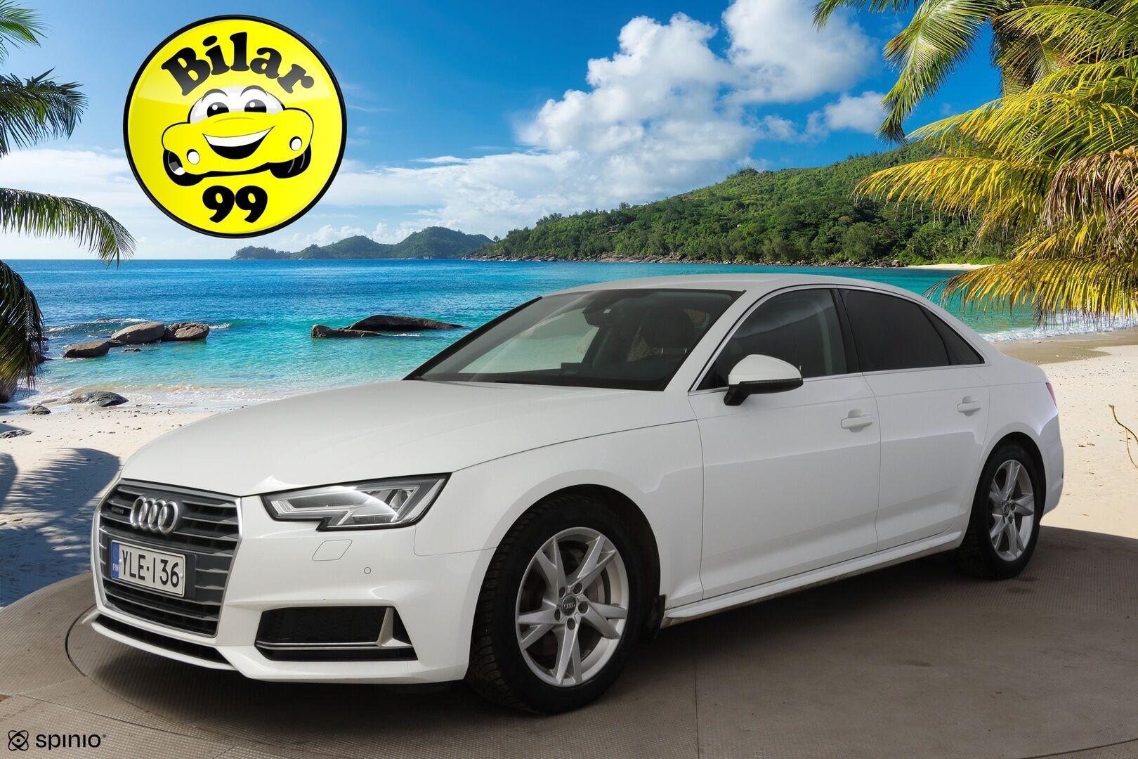 Audi A4 2019 Sedan Business Sport Comfort Edition 40 TDI 140 kW quattro S tronic  * Webasto / Ruskea nahkasisusta / P. Tutkat / Vakionopeudensäädin / LED * - Jakohihna vaihdettu 2/25 / Kahdet renkaat alumiinivanteilla / Suomi-auto 