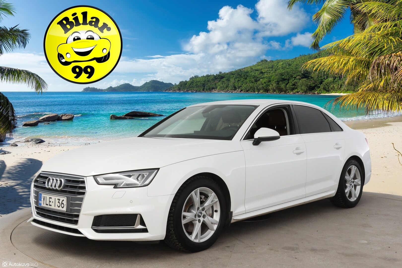 Audi A4 2019 Sedan Business Sport Comfort Edition 40 TDI 140 kW quattro S tronic  * Webasto / Ruskea nahkasisusta / P. Tutkat / Vakionopeudensäädin / LED * - Jakohihna vaihdettu 2/25 / Kahdet renkaat alumiinivanteilla / Suomi-auto 