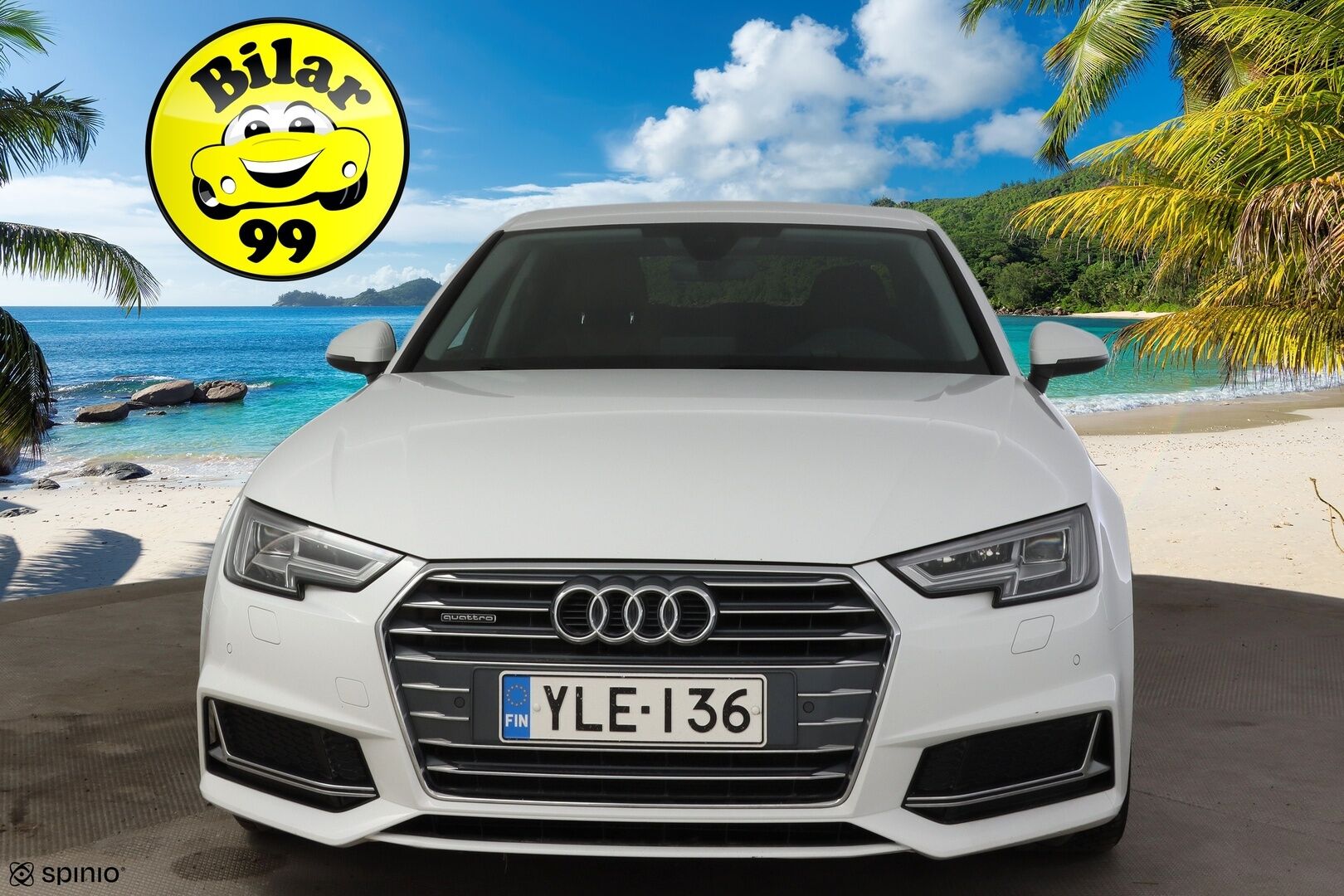 Audi A4 2019 Sedan Business Sport Comfort Edition 40 TDI 140 kW quattro S tronic  * Webasto / Ruskea nahkasisusta / P. Tutkat / Vakionopeudensäädin / LED * - Jakohihna vaihdettu 2/25 / Kahdet renkaat alumiinivanteilla / Suomi-auto 