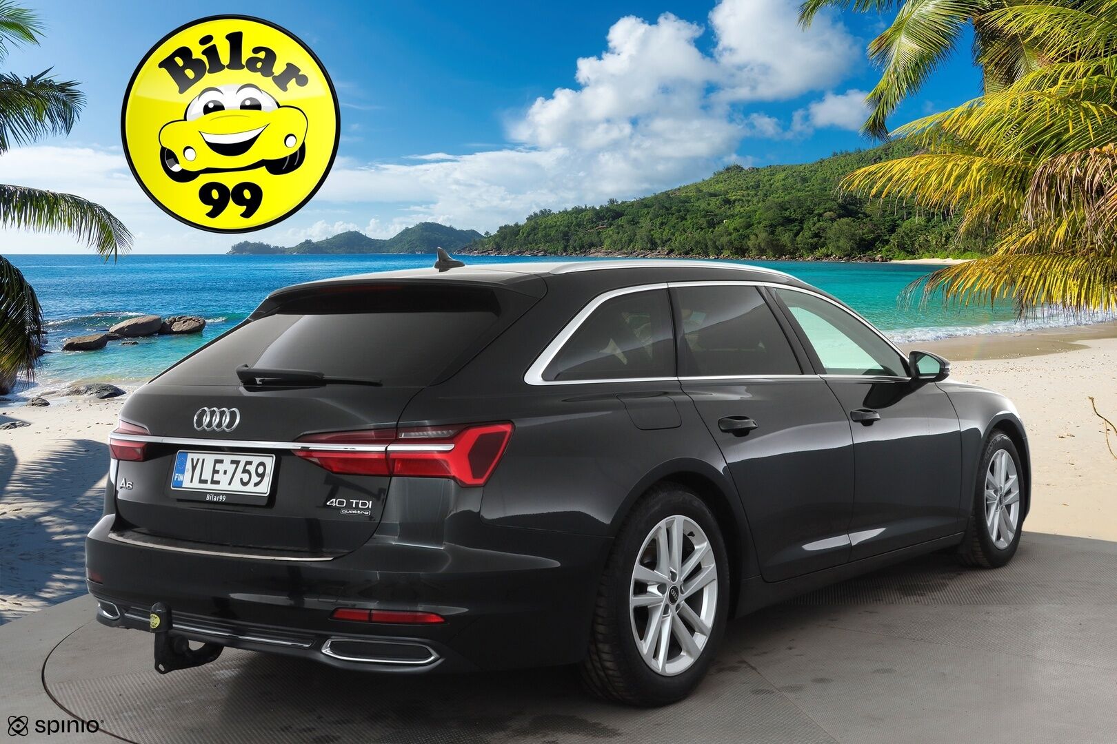 Audi A6 2019 Avant Business Sport 40 TDI MHEV quattro S tronic * Vakkari / Koukku / Webasto / Kaistavahti / Navi / LED / Keyless * - Suomi-auto / Kahdet renkaat aluvanteilla - HULLUT AVAJAISHULINAT KORKOTARJOUS 3,29 %