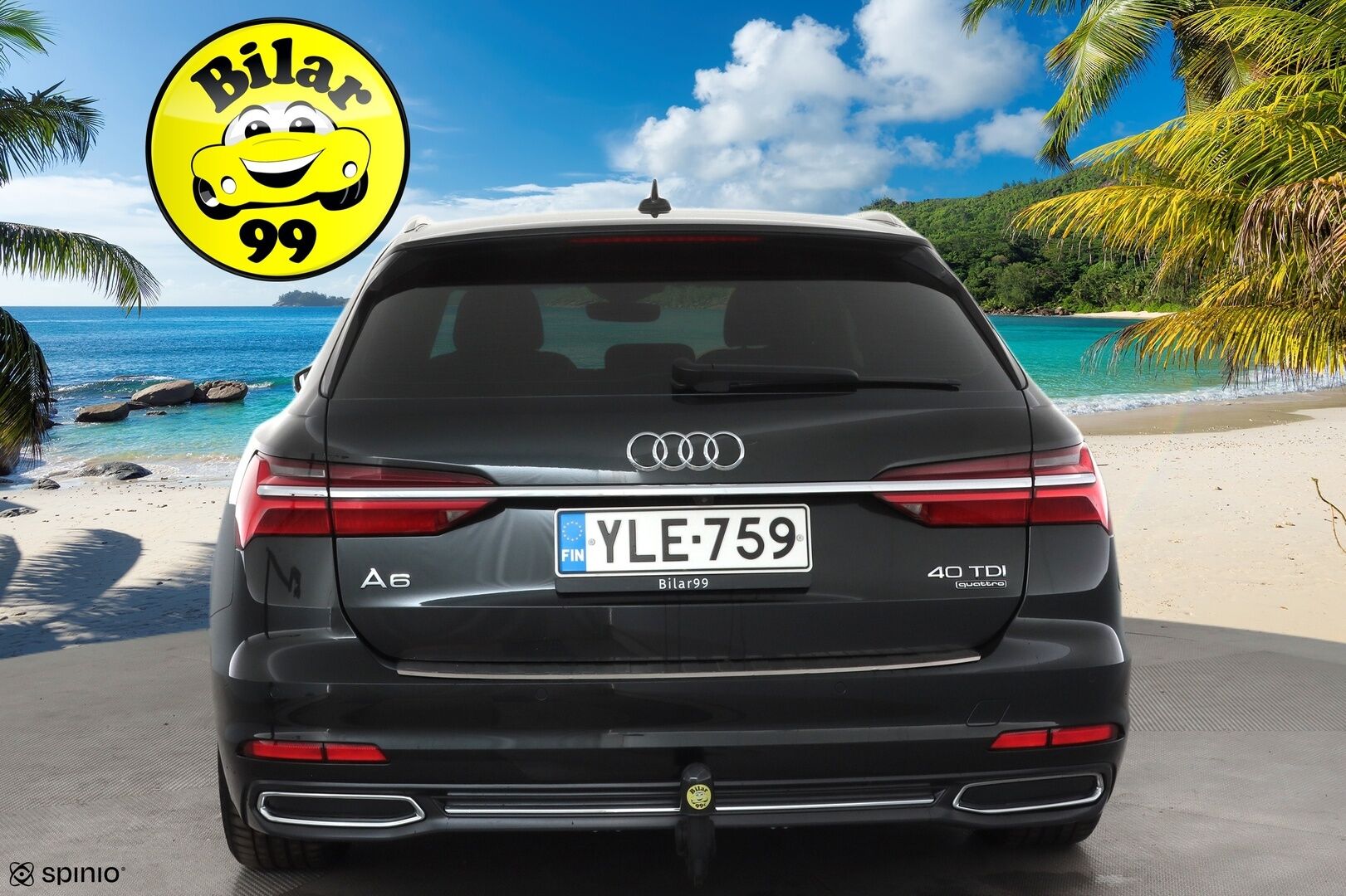 Audi A6 2019 Avant Business Sport 40 TDI MHEV quattro S tronic * Vakkari / Koukku / Webasto / Kaistavahti / Navi / LED / Keyless * - Suomi-auto / Kahdet renkaat aluvanteilla - HULLUT AVAJAISHULINAT KORKOTARJOUS 3,29 %