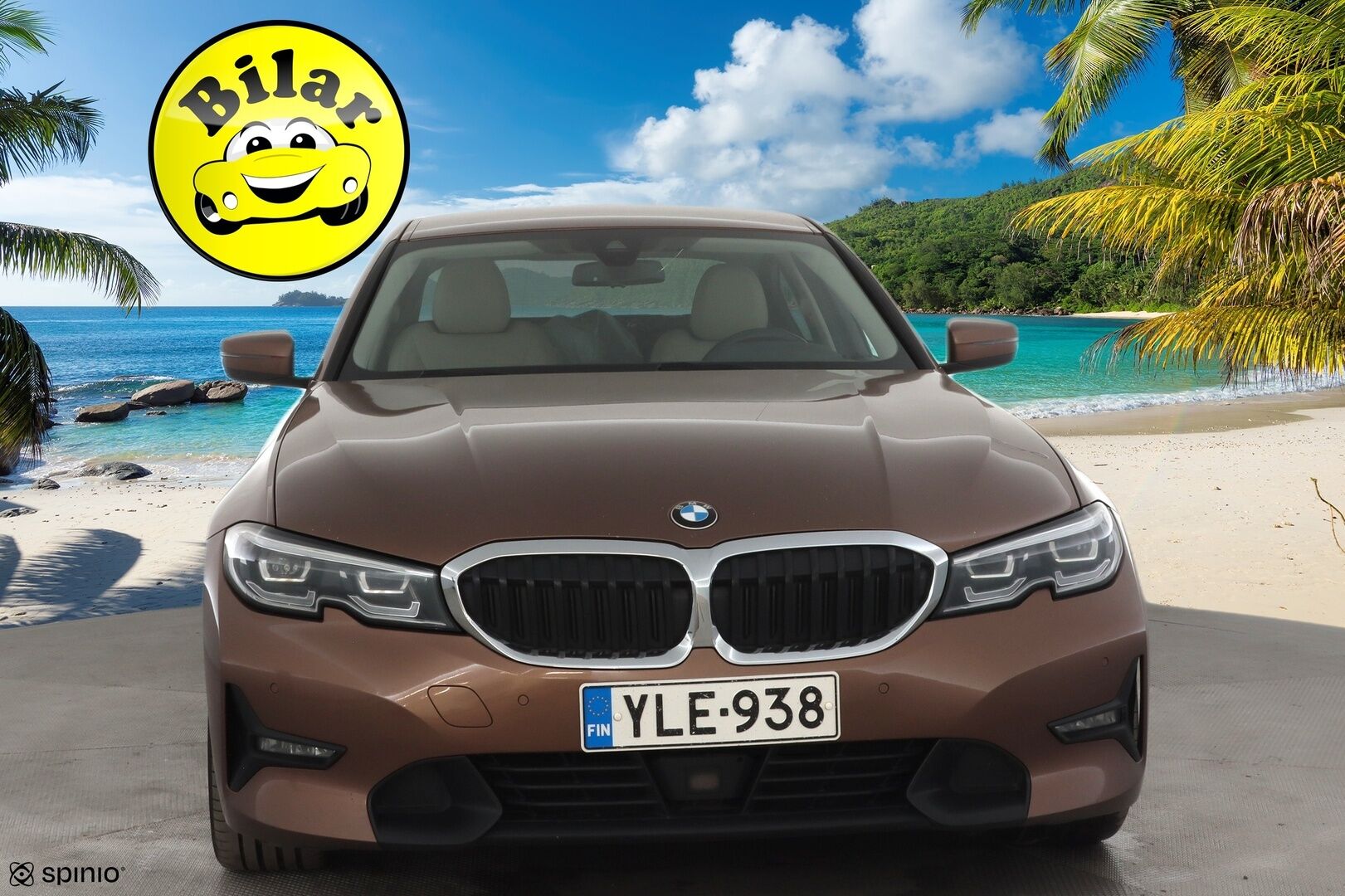 BMW 330 2019 G20 Sedan 330i A Launch Edition Sport * Vakkari / Webasto / Hifi / Kaarrevalot / Sporttinahat / Comfort Access / Navi * - Suomi-auto / Kahdet renkaat aluvanteilla / Himoittu Bronze metalliväri