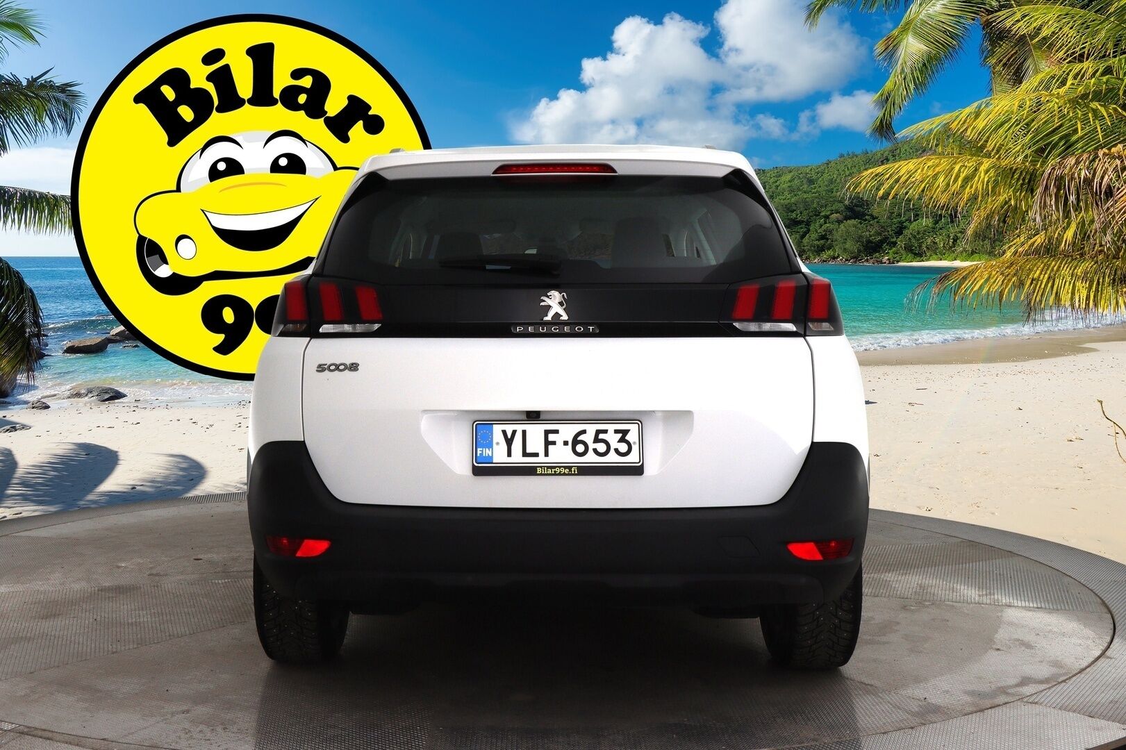 Peugeot 5008 2019 Active BlueHDi 130 EAT8-automaatti *Digimittaristo / Peruutuskamera / Tutkat / Lämmitettävä tuulilasi / Kaistavahti* - * Suomi-auto / Juuri Huollettu / 2x Renkaat ja vanteet *