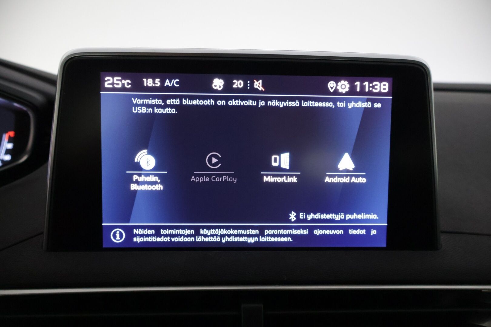 Peugeot 5008 2019 Active BlueHDi 130 EAT8-automaatti *Digimittaristo / Peruutuskamera / Tutkat / Lämmitettävä tuulilasi / Kaistavahti* - * Suomi-auto / Juuri Huollettu / 2x Renkaat ja vanteet *