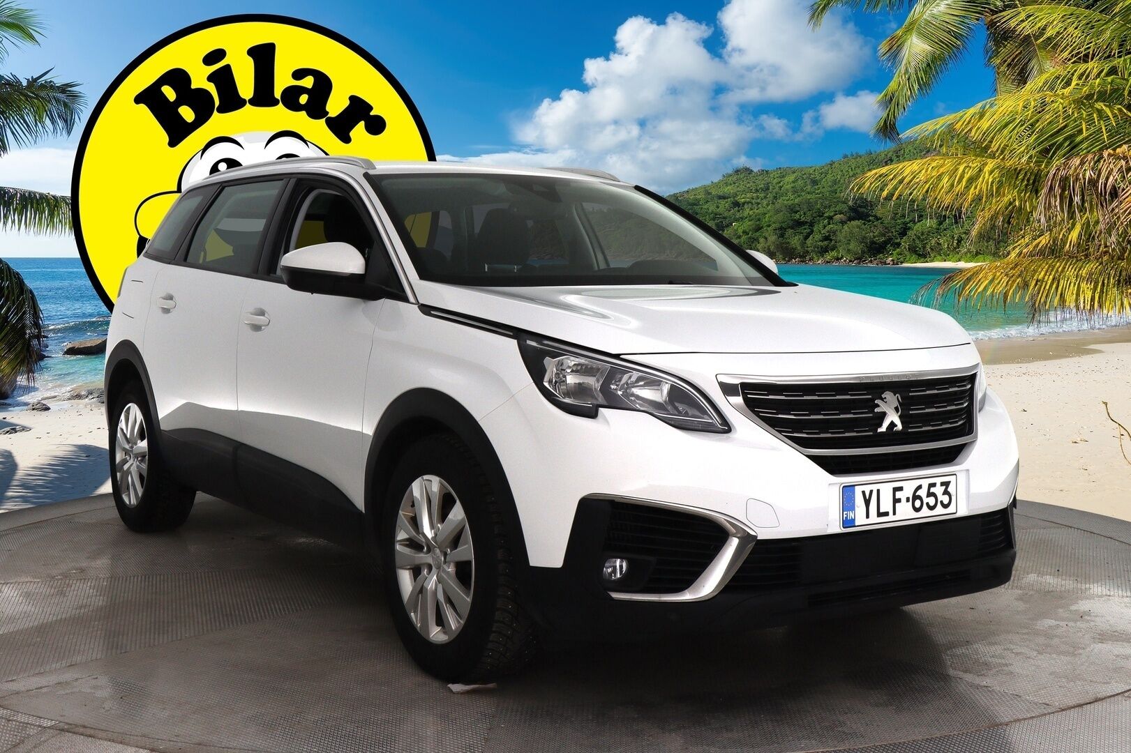 Peugeot 5008 2019 Active BlueHDi 130 EAT8-automaatti *Digimittaristo / Peruutuskamera / Tutkat / Lämmitettävä tuulilasi / Kaistavahti* - * Suomi-auto / Juuri Huollettu / 2x Renkaat ja vanteet *