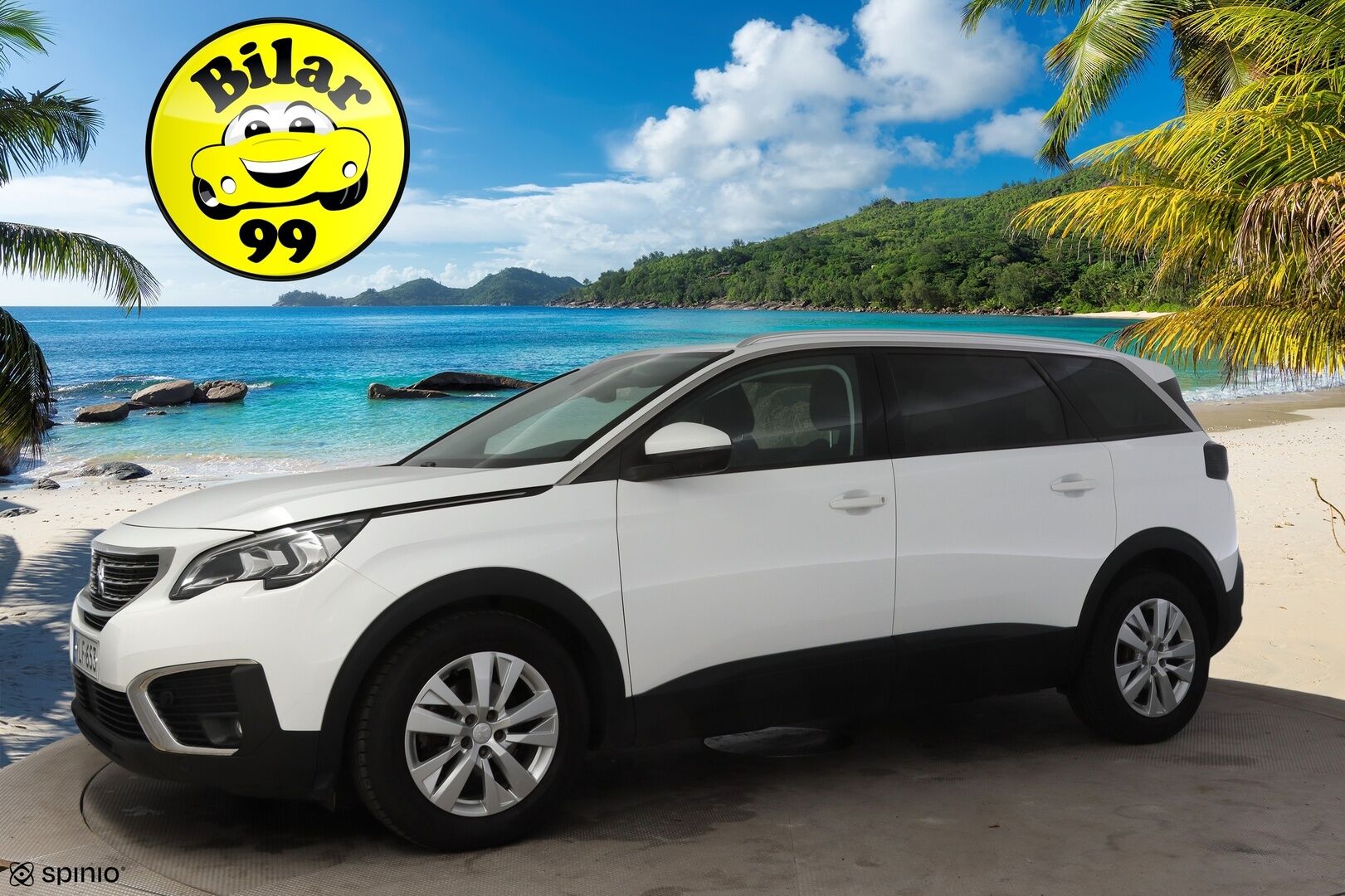 Peugeot 5008 2019 Active BlueHDi 130 EAT8-automaatti *Digimittaristo / Peruutuskamera / Tutkat / Lämmitettävä tuulilasi / Kaistavahti * - * Suomi-auto / 2x Renkaat ja vanteet *