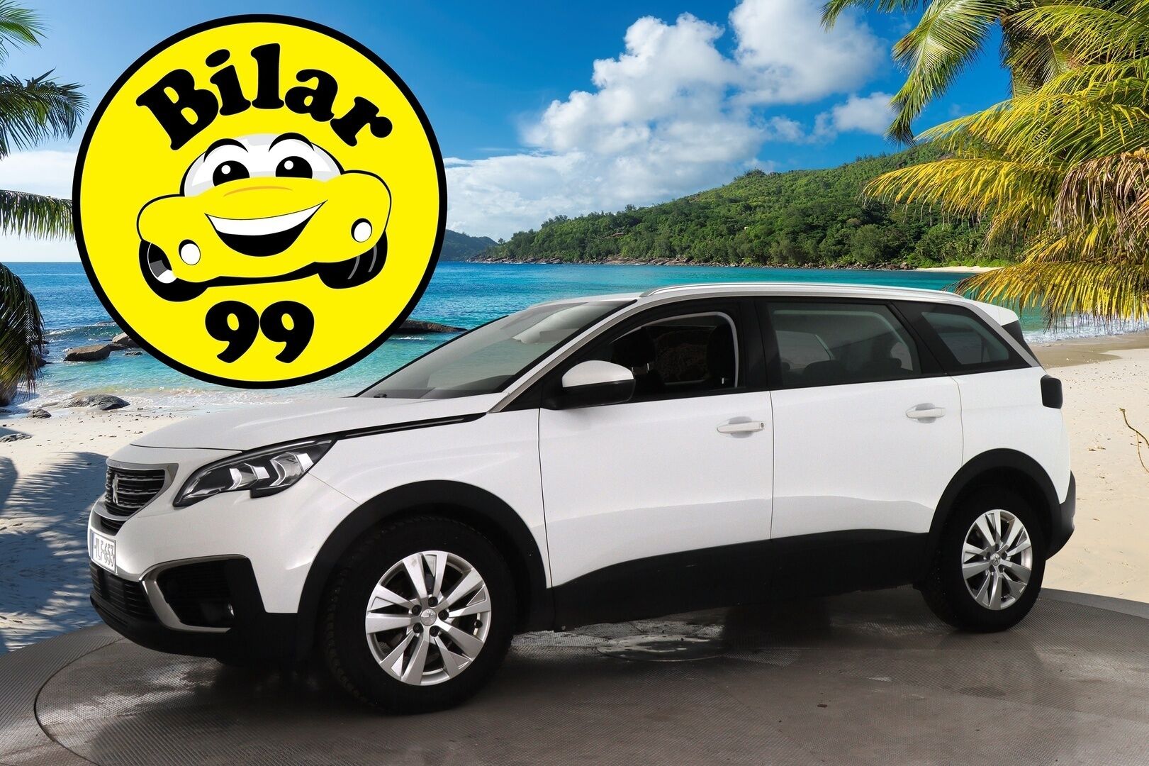 Peugeot 5008 2019 Active BlueHDi 130 EAT8-automaatti *Digimittaristo / Peruutuskamera / Tutkat / Lämmitettävä tuulilasi / Kaistavahti* - * Suomi-auto / Juuri Huollettu / 2x Renkaat ja vanteet *