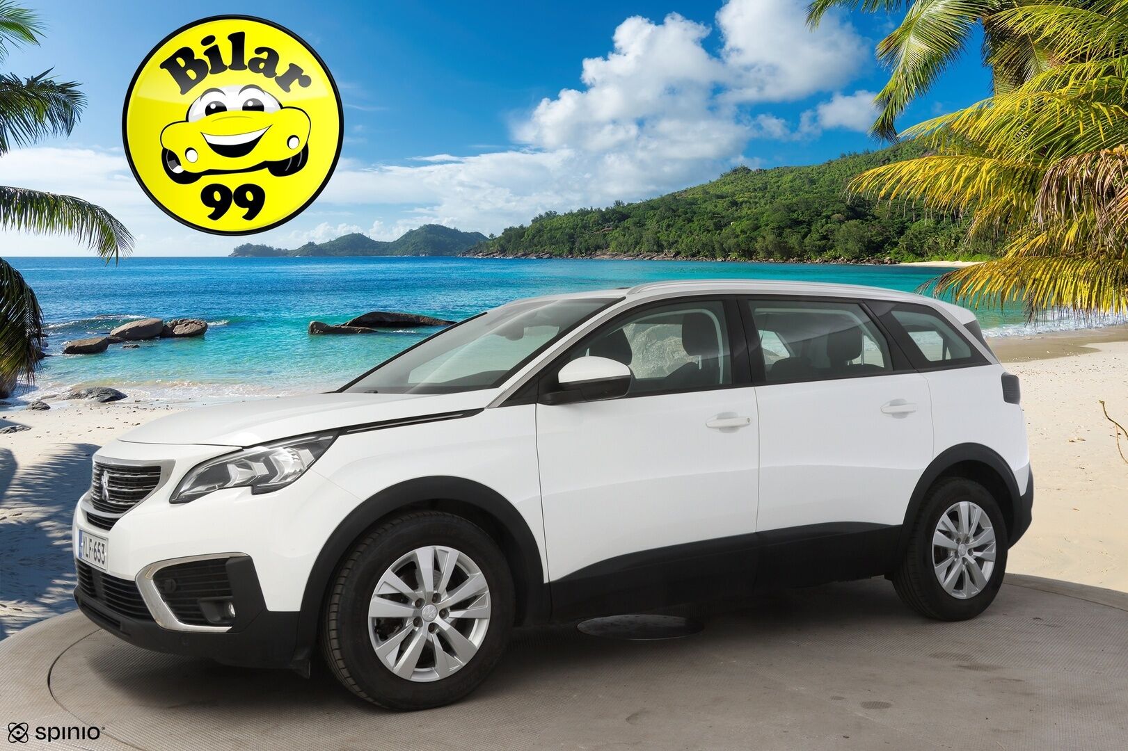 Peugeot 5008 2019 Active BlueHDi 130 EAT8-automaatti *Digimittaristo / Peruutuskamera / Tutkat / Lämmitettävä tuulilasi / Kaistavahti* - * Suomi-auto / Juuri Huollettu / 2x Renkaat ja vanteet *