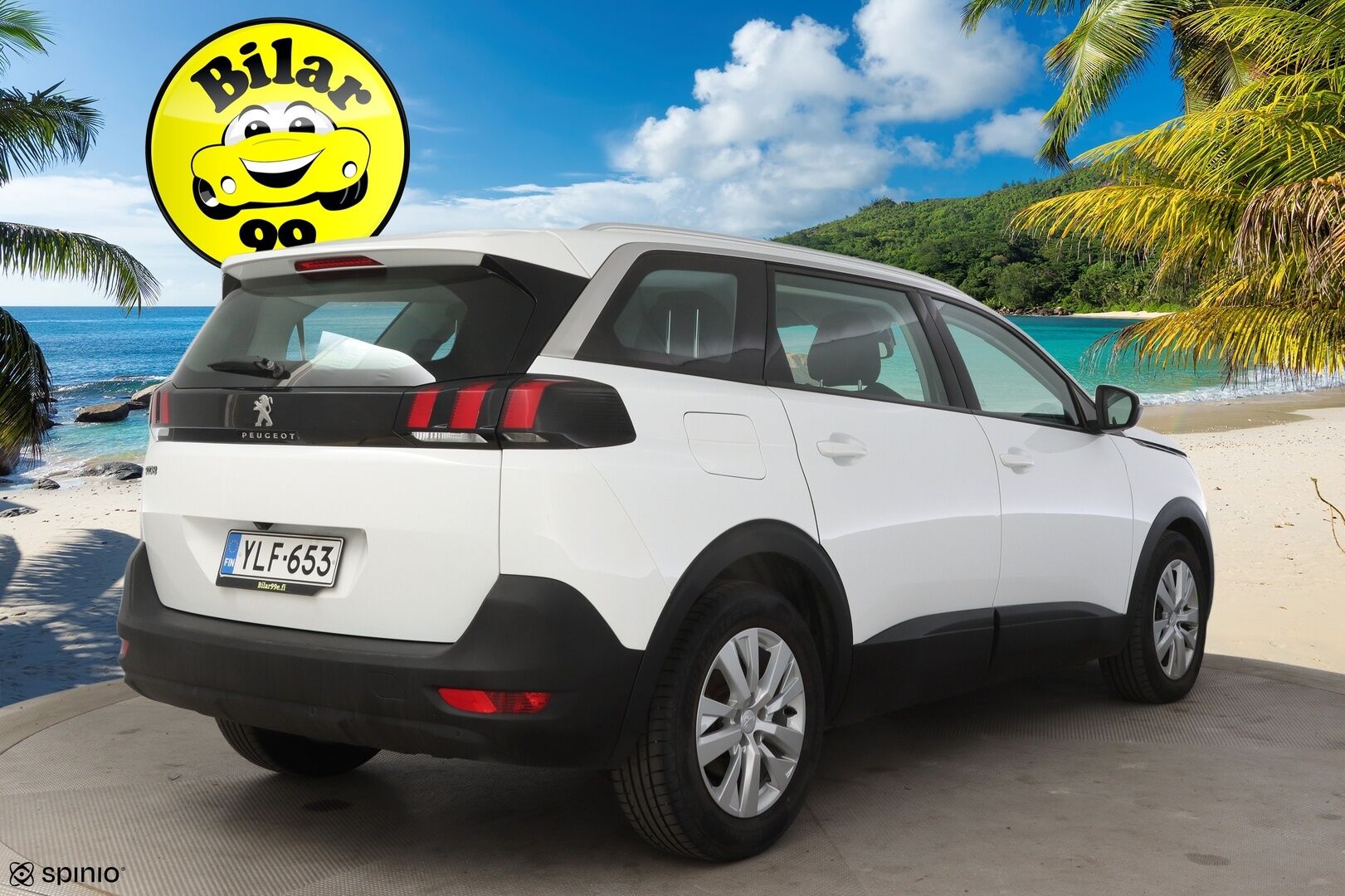 Peugeot 5008 2019 Active BlueHDi 130 EAT8-automaatti *Digimittaristo / Peruutuskamera / Tutkat / Lämmitettävä tuulilasi / Kaistavahti* - * Suomi-auto / Juuri Huollettu / 2x Renkaat ja vanteet *