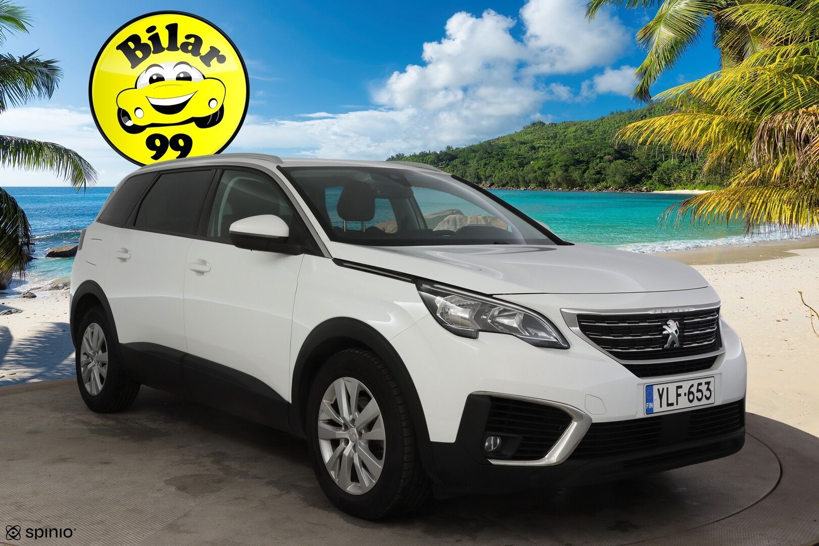 Peugeot 5008 2019 Active BlueHDi 130 EAT8-automaatti - / Digimittaristo / Peruutuskamera / Tutkat / Lämmitettävä tuulilasi / Kaistavahti *