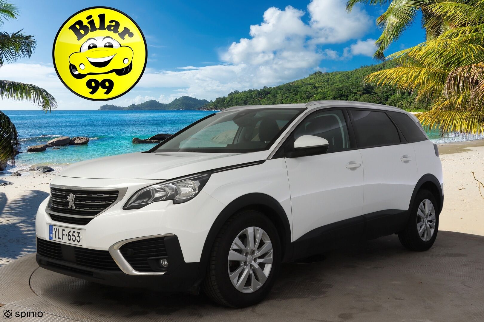 Peugeot 5008 2019 Active BlueHDi 130 EAT8-automaatti - / Digimittaristo / Peruutuskamera / Tutkat / Lämmitettävä tuulilasi / Kaistavahti *