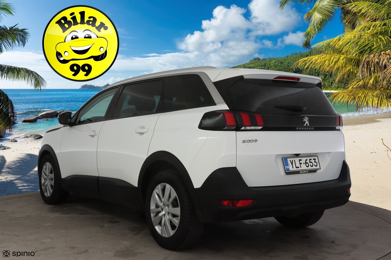 Peugeot 5008 2019 Active BlueHDi 130 EAT8-automaatti - / Digimittaristo / Peruutuskamera / Tutkat / Lämmitettävä tuulilasi / Kaistavahti *