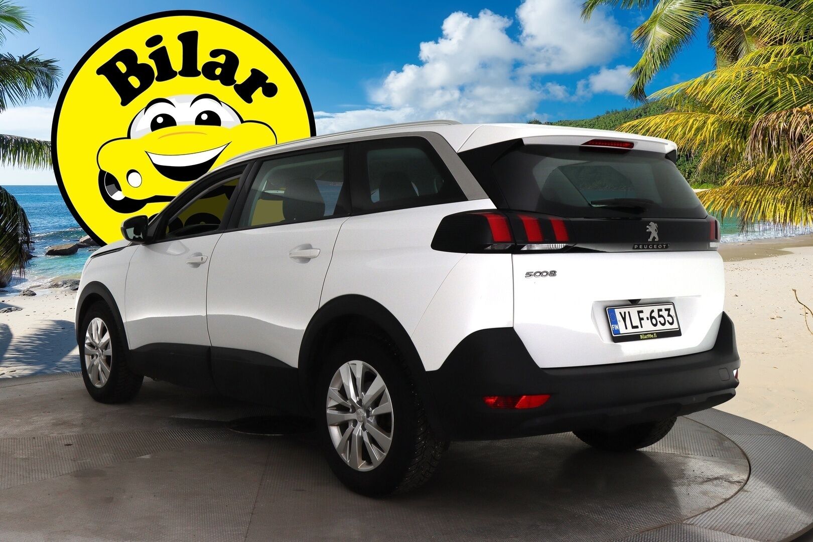 Peugeot 5008 2019 Active BlueHDi 130 EAT8-automaatti *Digimittaristo / Peruutuskamera / Tutkat / Lämmitettävä tuulilasi / Kaistavahti* - * Suomi-auto / Juuri Huollettu / 2x Renkaat ja vanteet *