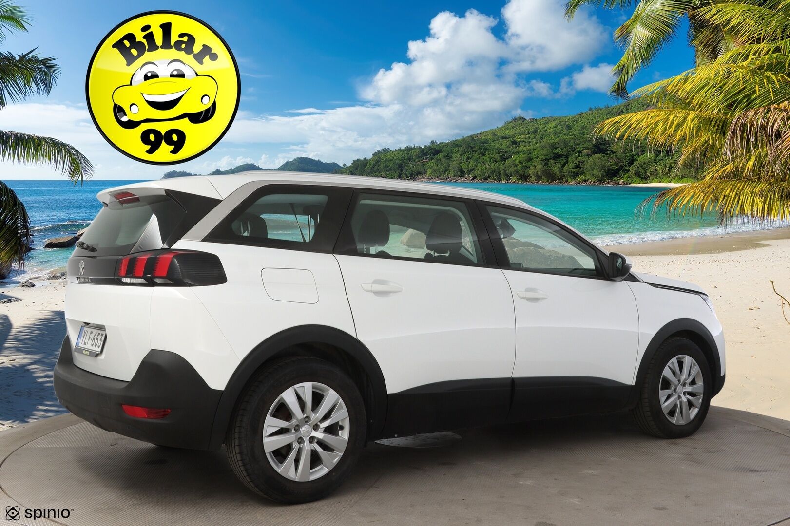 Peugeot 5008 2019 Active BlueHDi 130 EAT8-automaatti *Digimittaristo / Peruutuskamera / Tutkat / Lämmitettävä tuulilasi / Kaistavahti* - * Suomi-auto / Juuri Huollettu / 2x Renkaat ja vanteet *