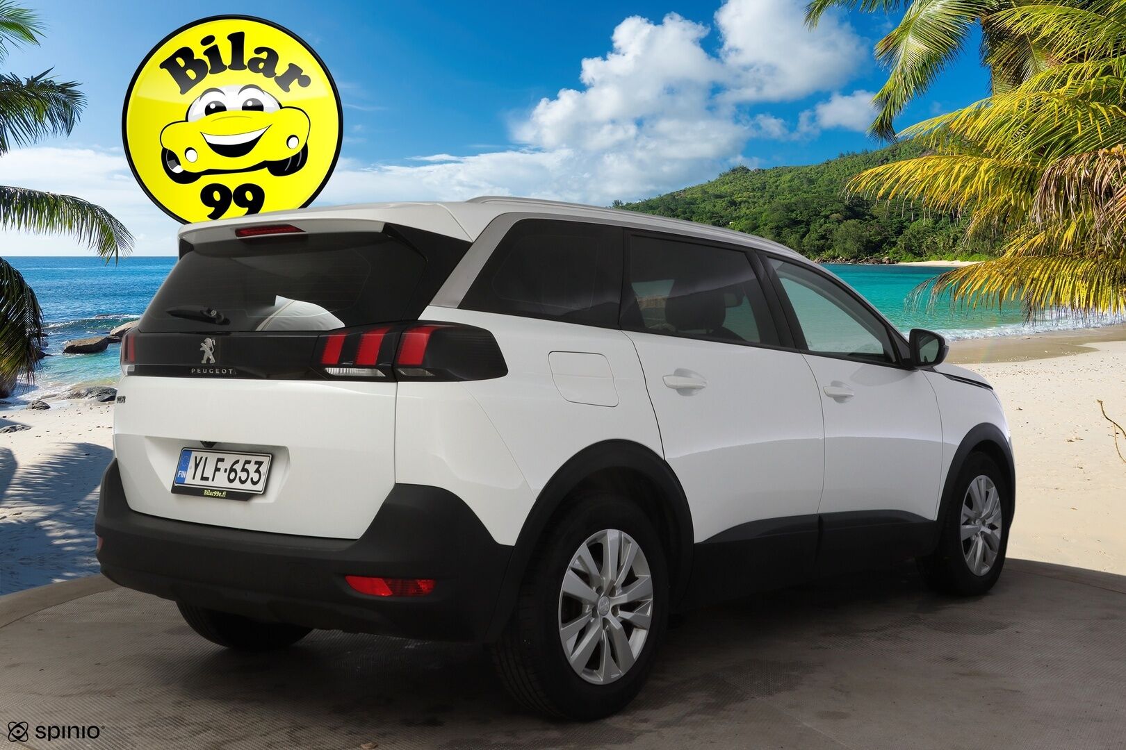 Peugeot 5008 2019 Active BlueHDi 130 EAT8-automaatti - / Digimittaristo / Peruutuskamera / Tutkat / Lämmitettävä tuulilasi / Kaistavahti *
