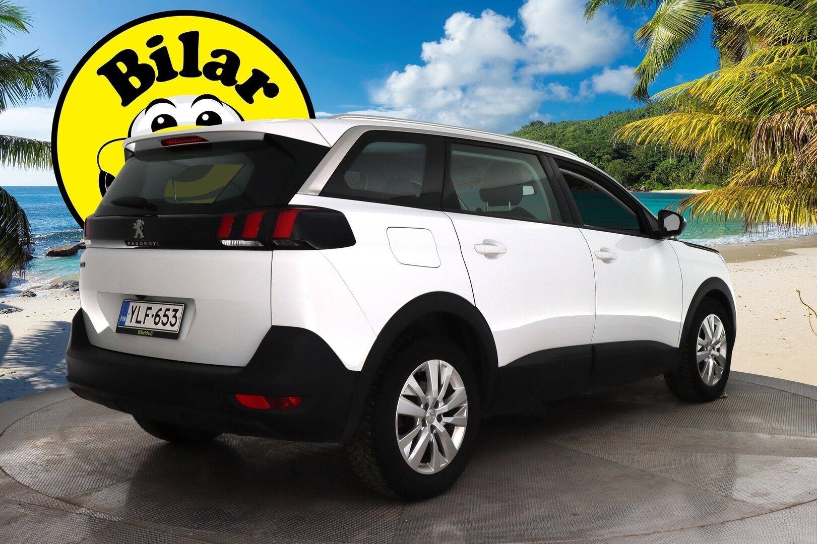Peugeot 5008 2019 Active BlueHDi 130 EAT8-automaatti *Digimittaristo / Peruutuskamera / Tutkat / Lämmitettävä tuulilasi / Kaistavahti* - * Suomi-auto / Juuri Huollettu / 2x Renkaat ja vanteet *