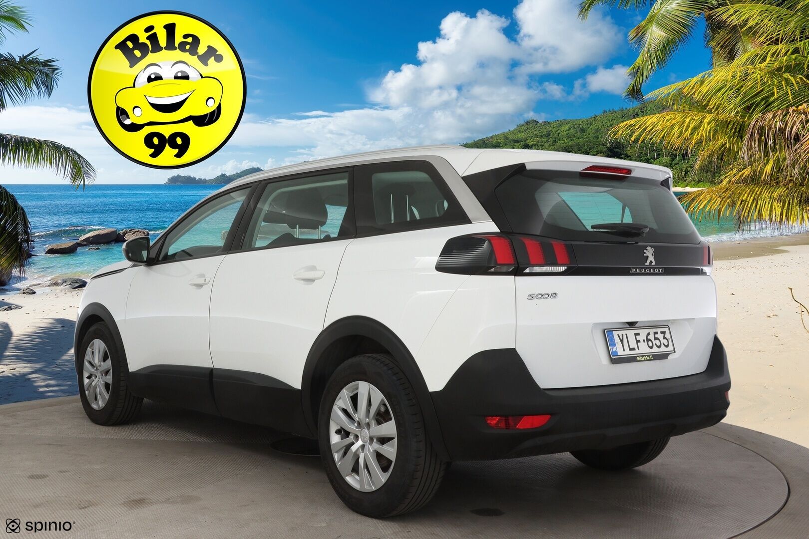 Peugeot 5008 2019 Active BlueHDi 130 EAT8-automaatti *Digimittaristo / Peruutuskamera / Tutkat / Lämmitettävä tuulilasi / Kaistavahti* - * Suomi-auto / Juuri Huollettu / 2x Renkaat ja vanteet *
