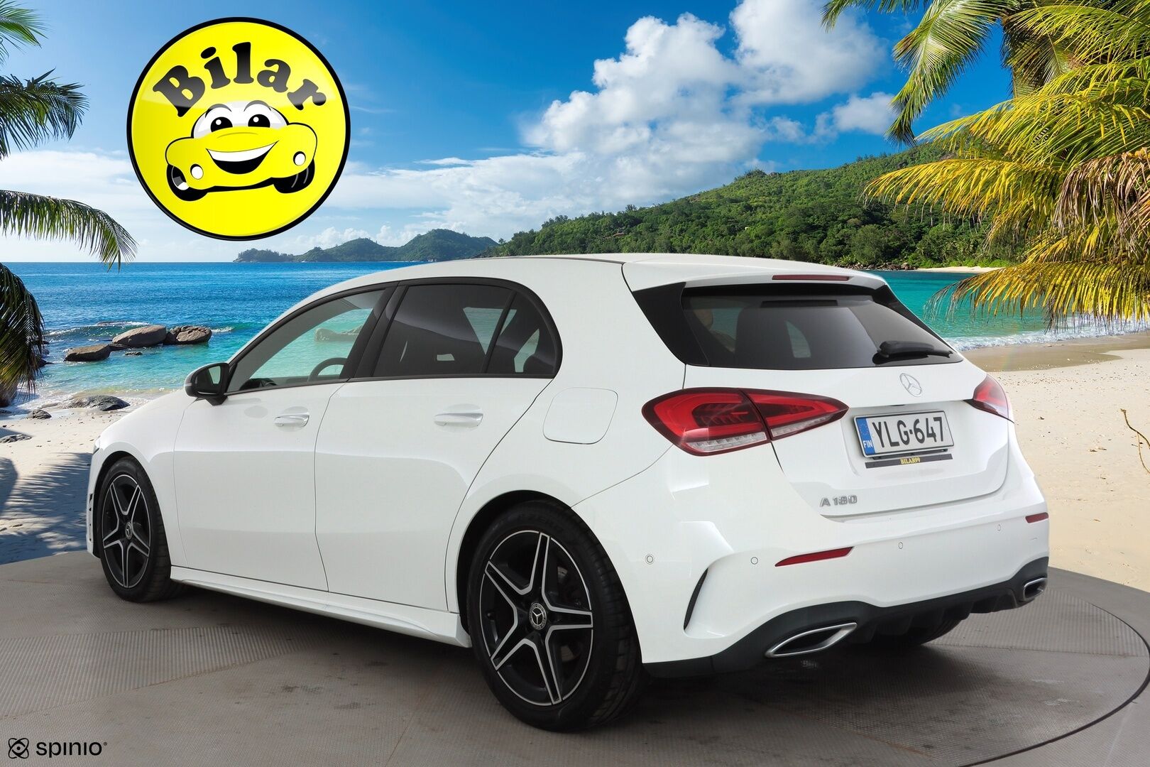Mercedes-Benz A 2019 180 A Business AMG - | Distronic Pro | Lisälämmitin | Muistipenkit | Burmester | Widescreen | Lasikattoluukku | Puolinahat Sporttipenkit | Apple&Android | 1.Om Suomi-auto | Kahdet Renkaat |