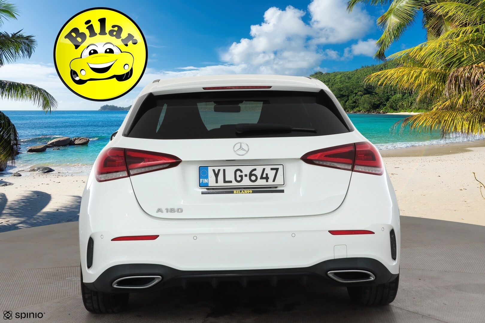 Mercedes-Benz A 2019 180 A Business AMG - | Distronic Pro | Lisälämmitin | Muistipenkit | Burmester | Widescreen | Lasikattoluukku | Puolinahat Sporttipenkit | Apple&Android | 1.Om Suomi-auto | Kahdet Renkaat |