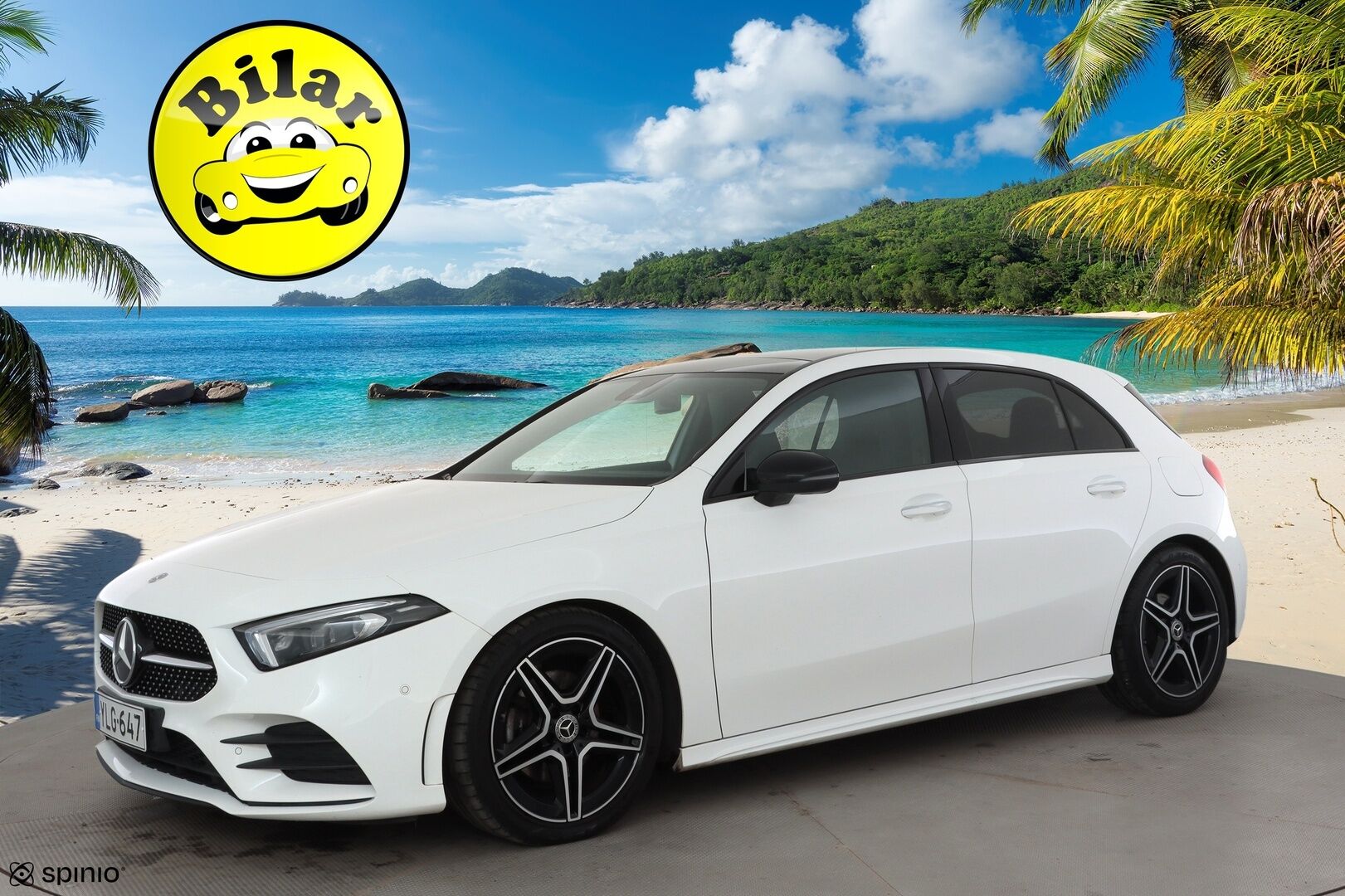 Mercedes-Benz A 2019 180 A Business AMG - | Distronic Pro | Lisälämmitin | Muistipenkit | Burmester | Widescreen | Lasikattoluukku | Puolinahat Sporttipenkit | Apple&Android | 1.Om Suomi-auto | Kahdet Renkaat |