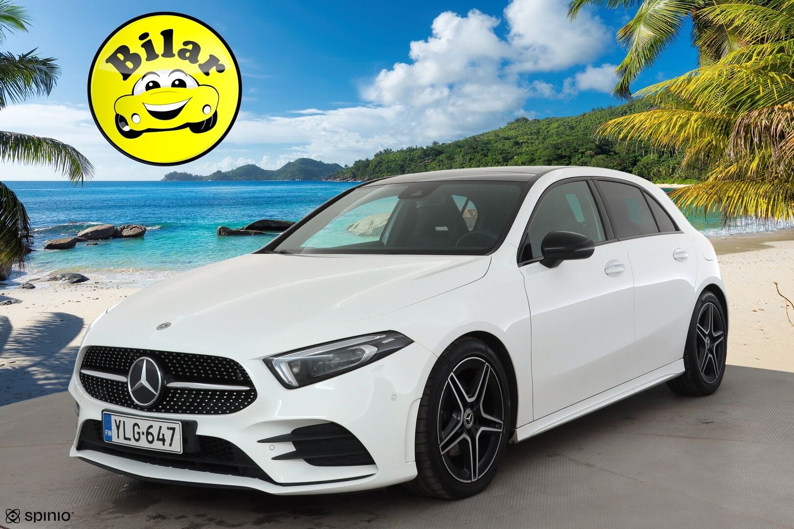 Mercedes-Benz A 2019 180 A Business AMG - | Distronic Pro | Lisälämmitin | Muistipenkit | Burmester | Widescreen | Lasikattoluukku | Puolinahat Sporttipenkit | Apple&Android | 1.Om Suomi-auto | Kahdet Renkaat |