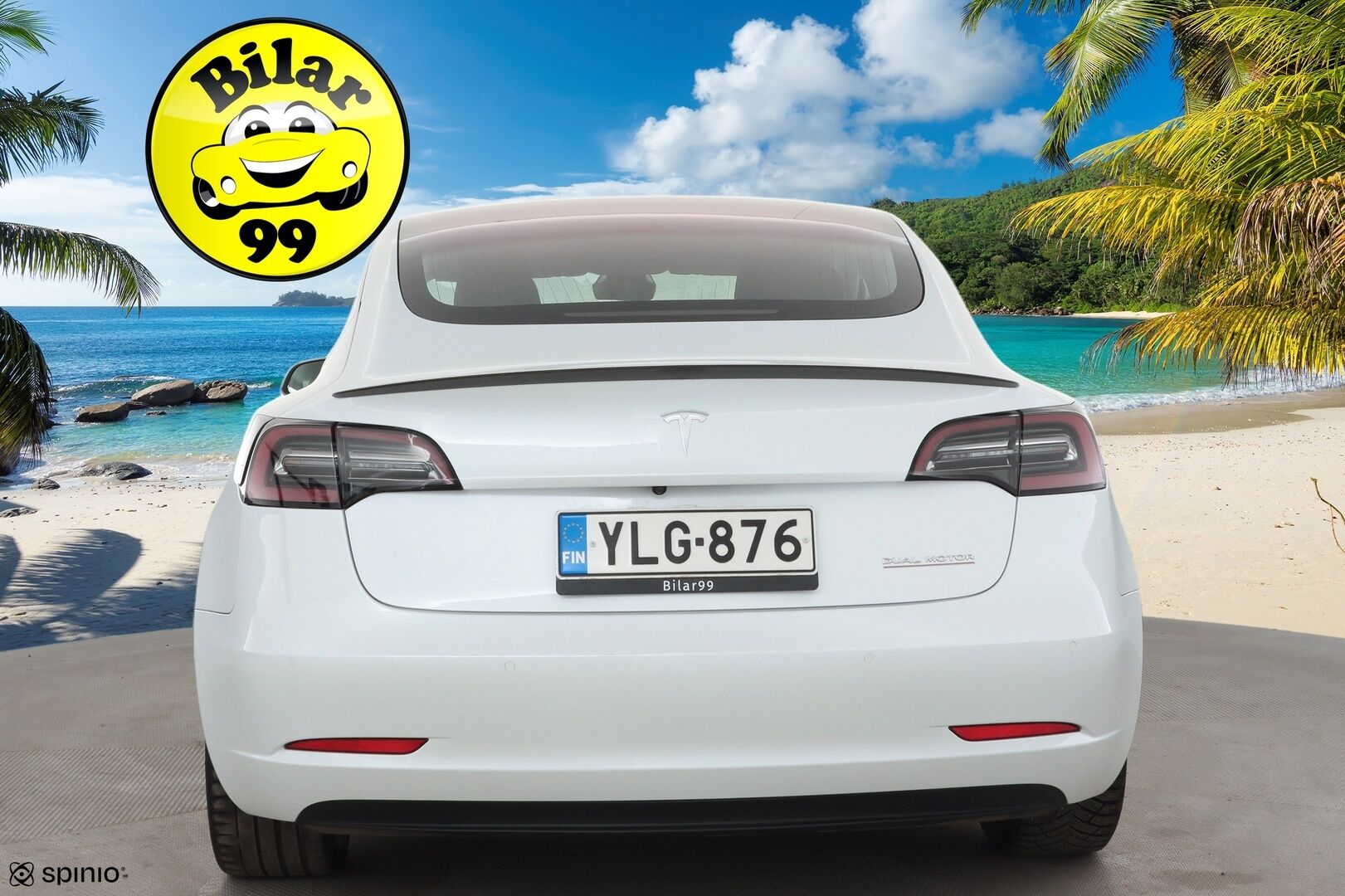 Tesla Model 3 2019 Performance Dual Motor AWD * ACC / Lasikatto / Premium Audio / P.Kamera / Muistipenkki / Kaistavahti * - LED / 1-om Suomi-auto / Kahdet renkaat aluvanteilla