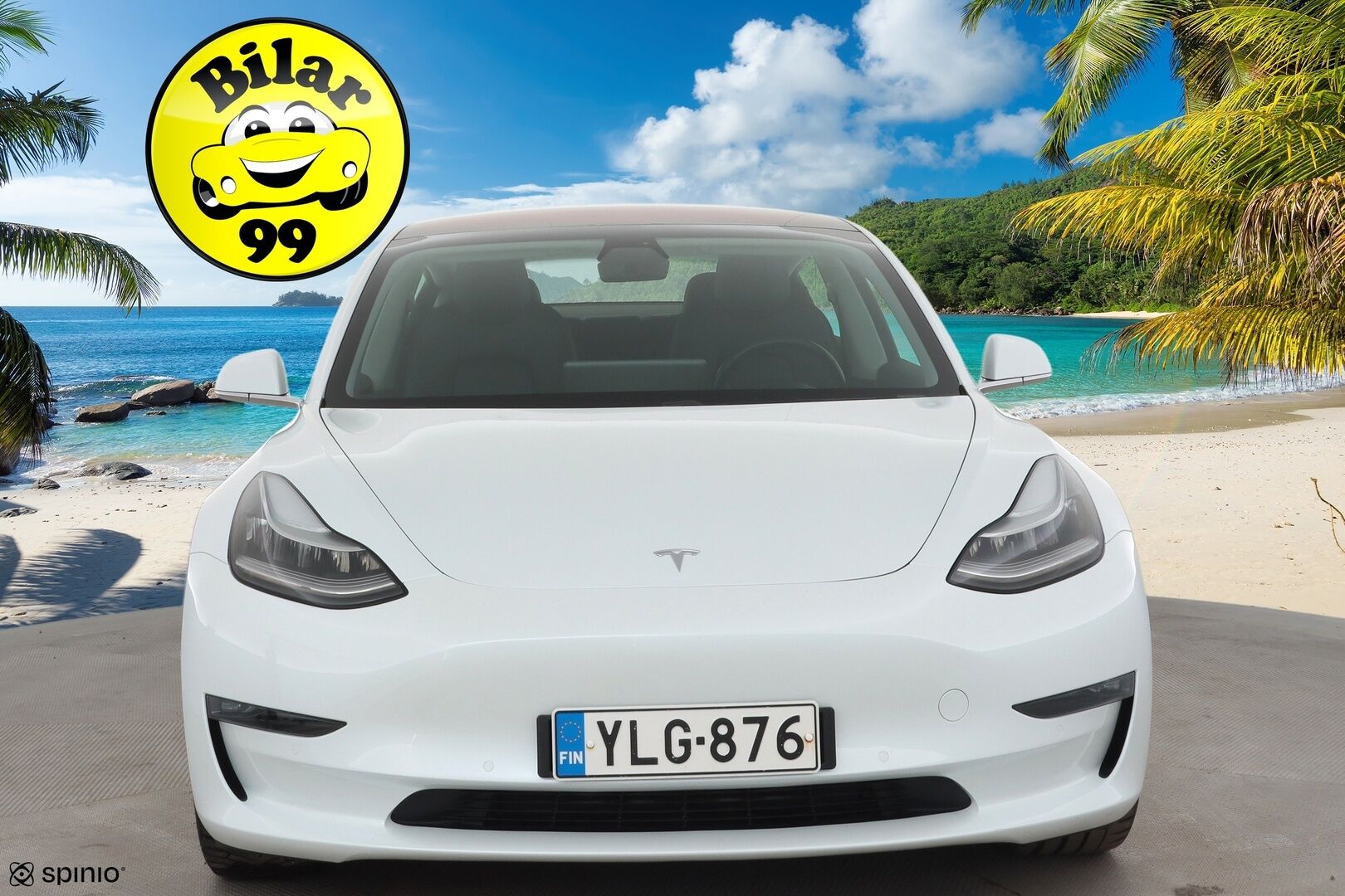 Tesla Model 3 2019 Performance Dual Motor AWD * ACC / Lasikatto / Premium Audio / P.Kamera / Muistipenkki / Kaistavahti * - LED / 1-om Suomi-auto / Kahdet renkaat aluvanteilla