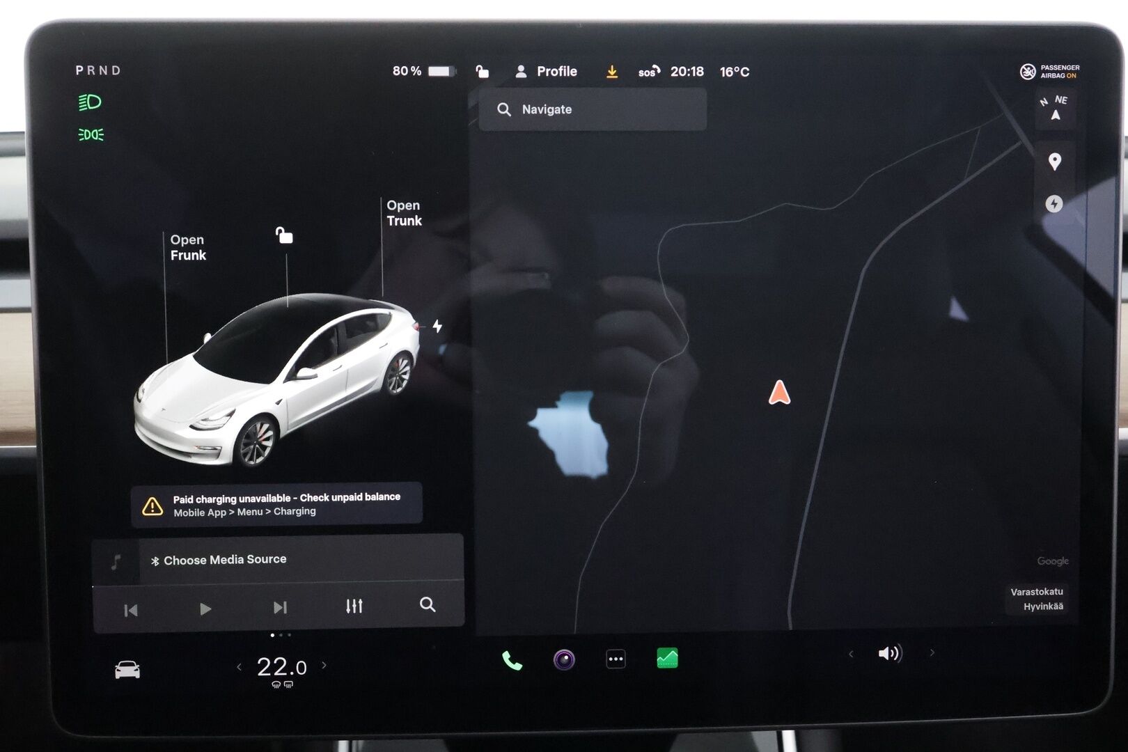 Tesla Model 3 2019 Performance Dual Motor AWD * ACC / Lasikatto / Premium Audio / P.Kamera / Muistipenkki / Kaistavahti * - LED / 1-om Suomi-auto / Kahdet renkaat aluvanteilla