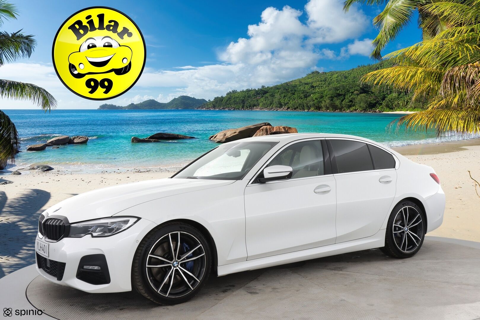 BMW 330 2019 G20 Sedan 330i A Launch Edition M Sport - Webasto | H&K | HUD | 360 peruutuskamera | Laser | Muistipenkki kuljettalla | Nahkasport-istuimet | Lasikattoluukku | Vaalea nahkasisusta | Ambient Light | 