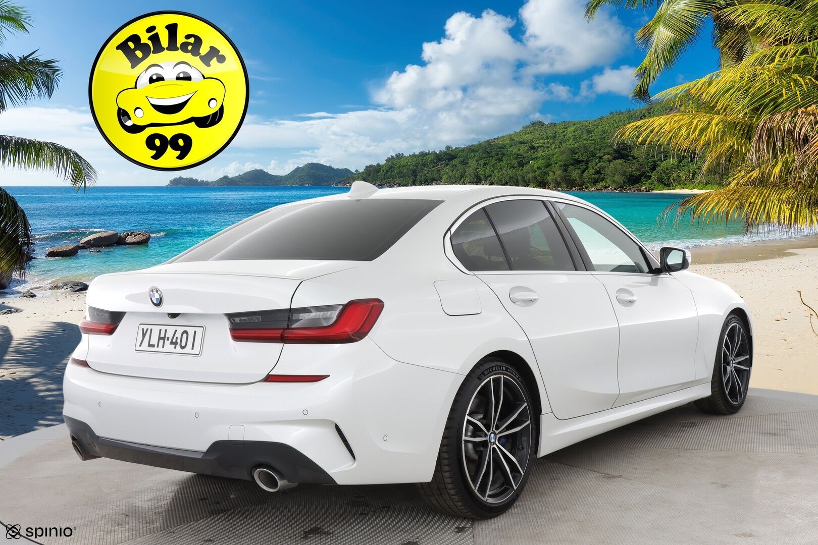 BMW 330 2019 G20 Sedan 330i A Launch Edition M Sport - Webasto | H&K | HUD | 360 peruutuskamera | Laser | Muistipenkki kuljettalla | Nahkasport-istuimet | Lasikattoluukku | Vaalea nahkasisusta | Ambient Light | 