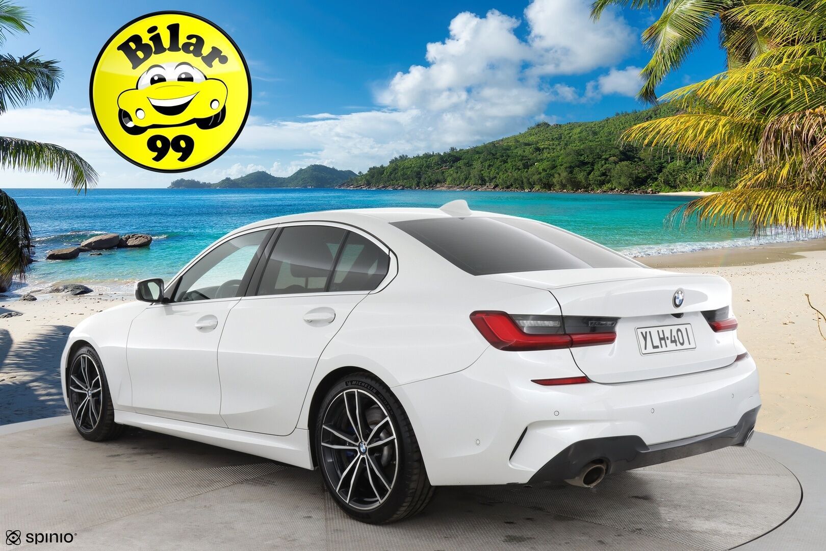 BMW 330 2019 G20 Sedan 330i A Launch Edition M Sport / Webasto / Harman/Kardon / HUD / 360 peruutuskamera / Laser / Muistipenkki kuljettalla / Nahkasport-istuimet / Lasikattoluukku / - Älyavain / Comfort Access /