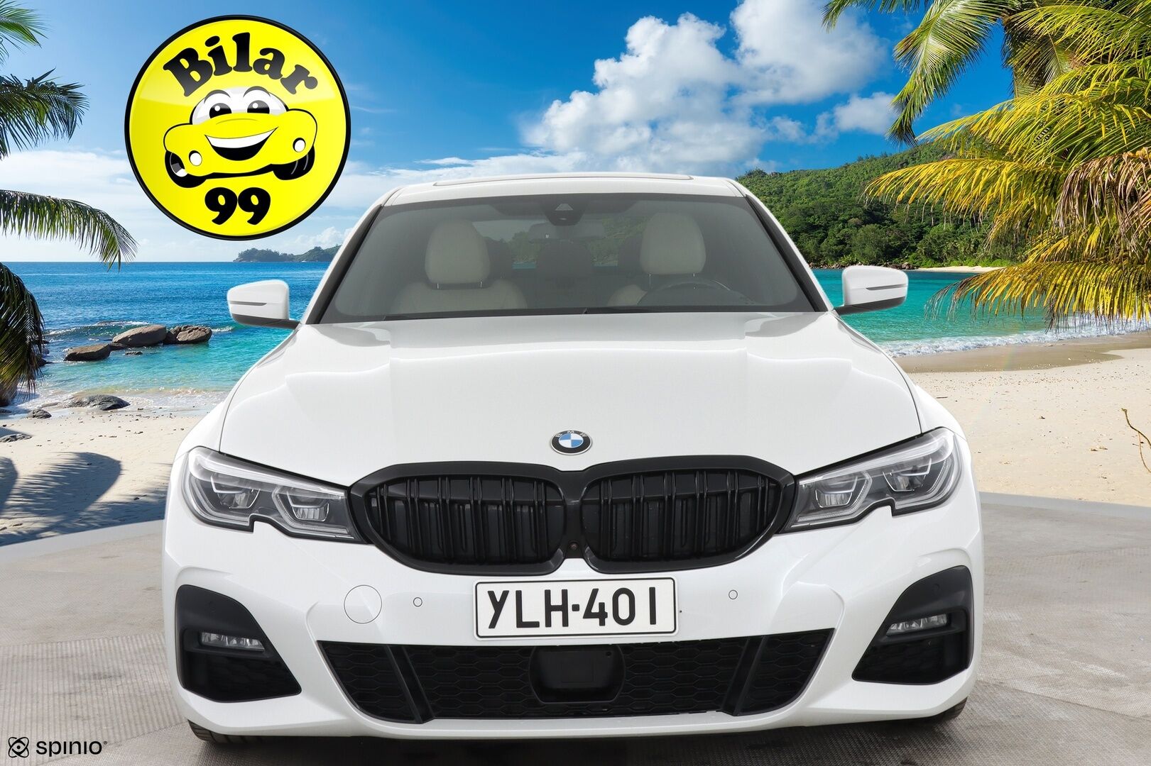 BMW 330 2019 G20 Sedan 330i A Launch Edition M Sport - Webasto | H&K | HUD | 360 peruutuskamera | Laser | Muistipenkki kuljettalla | Nahkasport-istuimet | Lasikattoluukku | Vaalea nahkasisusta | Ambient Light | 