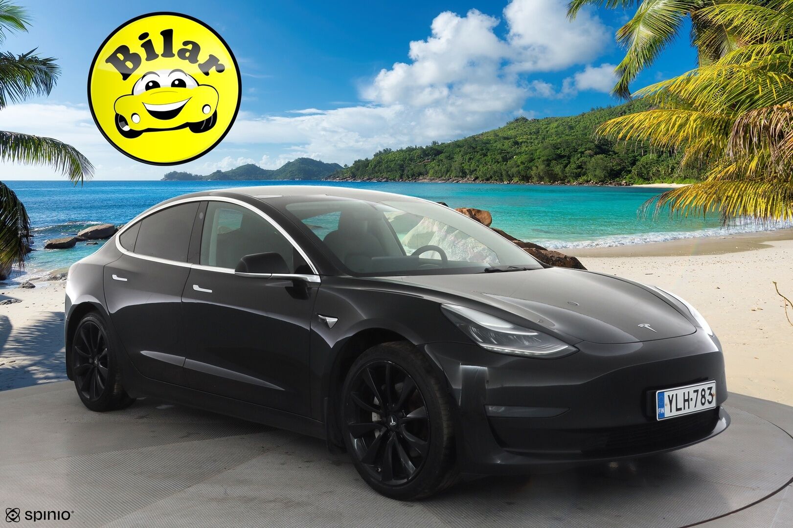 Tesla Model 3 2019 Performance Dual Motor AWD - | ACC | Koukku | 2x alut | Lasikatto | Premium Audio | Sähkönahat | Muistipenkki | P.kamera ja tutkat | Autosteer | RCTA |  LED | Lämm. takapenkit | 