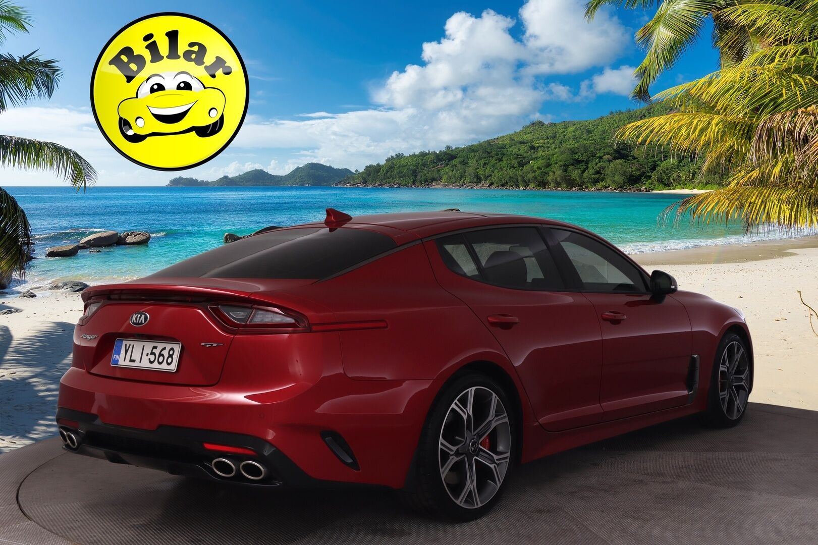 Kia Stinger 2019 3,3 T-GDI AWD GT A/T - 1-omist Suomi-Auto | Merkkihuollot | ACC | BLISS | HUD | Harman&Kardon | KeyLess | Kattoikkuna | 360 | Punainen nahkasisusta | Muistipenkki | Ilmastoidut etuistuimet | 2x renkaat&alumiinivantein