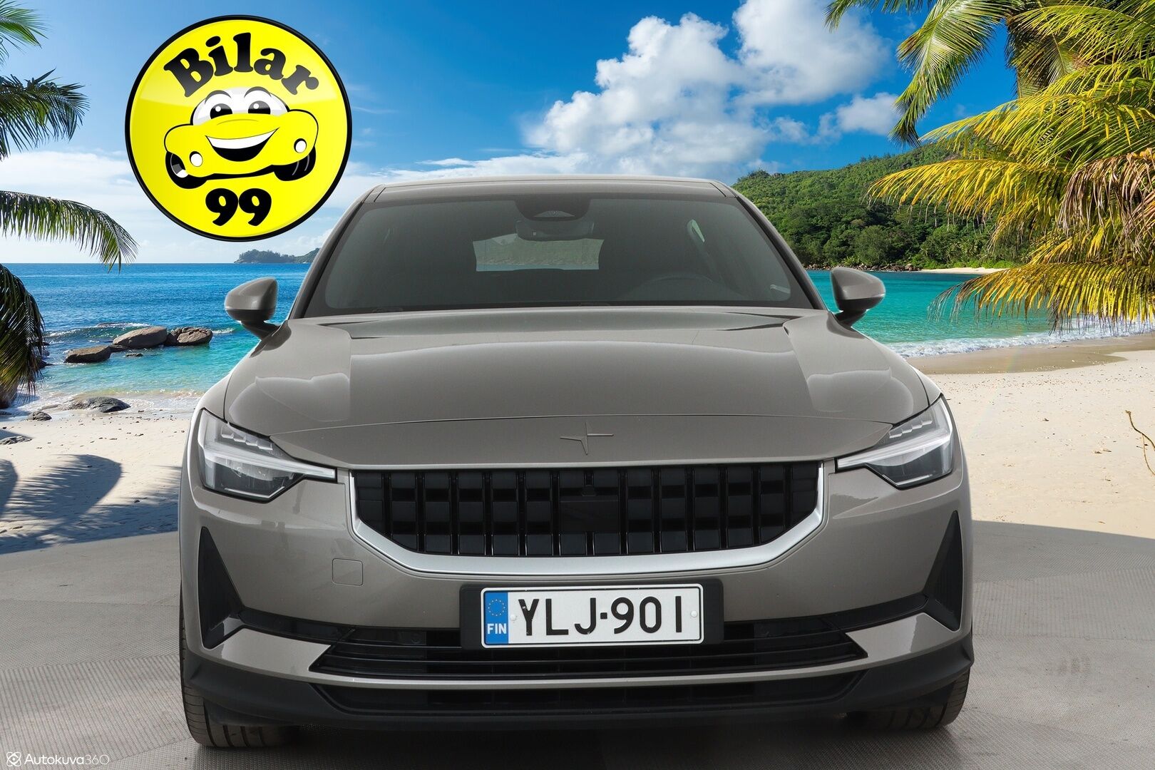 Polestar 2 2022 Long Range Single Motor **1.Om Suomi-auto / Lämpöpumppu / Koukku / Sporttipenkki Muistilla / P. Kamera / Harman/Kardon** - 3,99 % KORKOTARJOUS TÄHÄN AUTOON - Akku kuntotarkastettu / LED-valot / Google Maps / Kaistavahti / KeylessGO / 2x Renkaat 