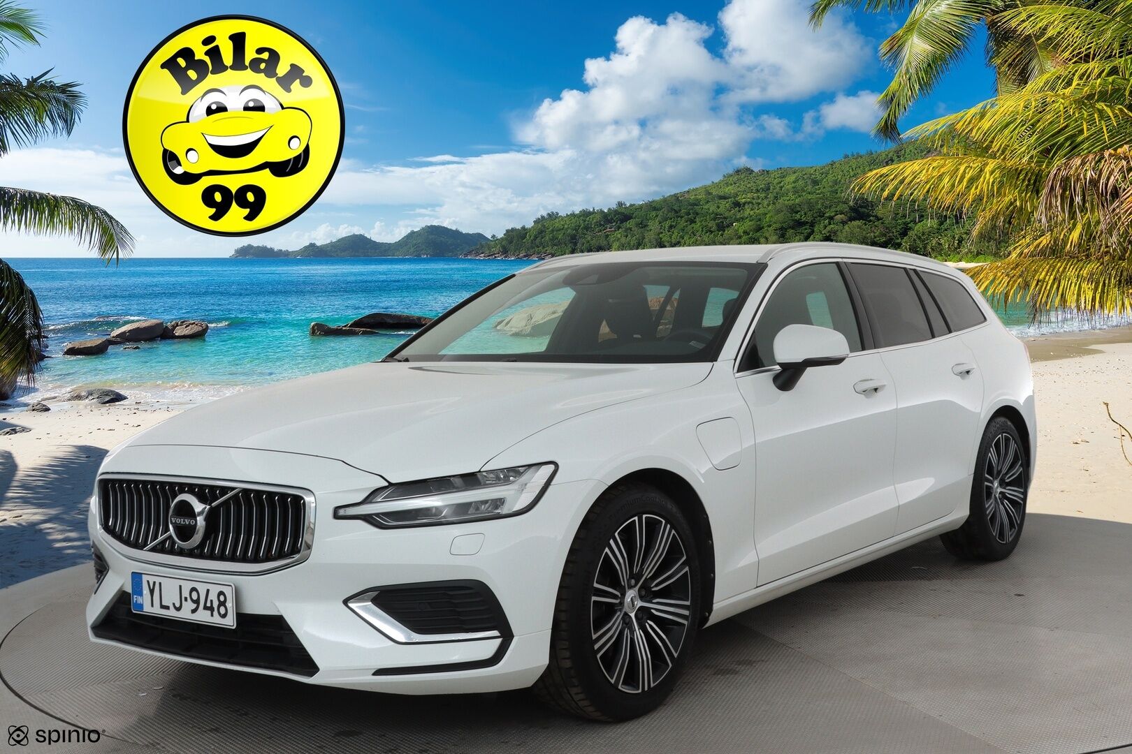 Volvo V60 2022 T6 AWD Long Range Inscription Expression **Vakkari / Keyless / P.tutka - 1 om Suomi auto / Kahdet renkaat aluvanteilla
