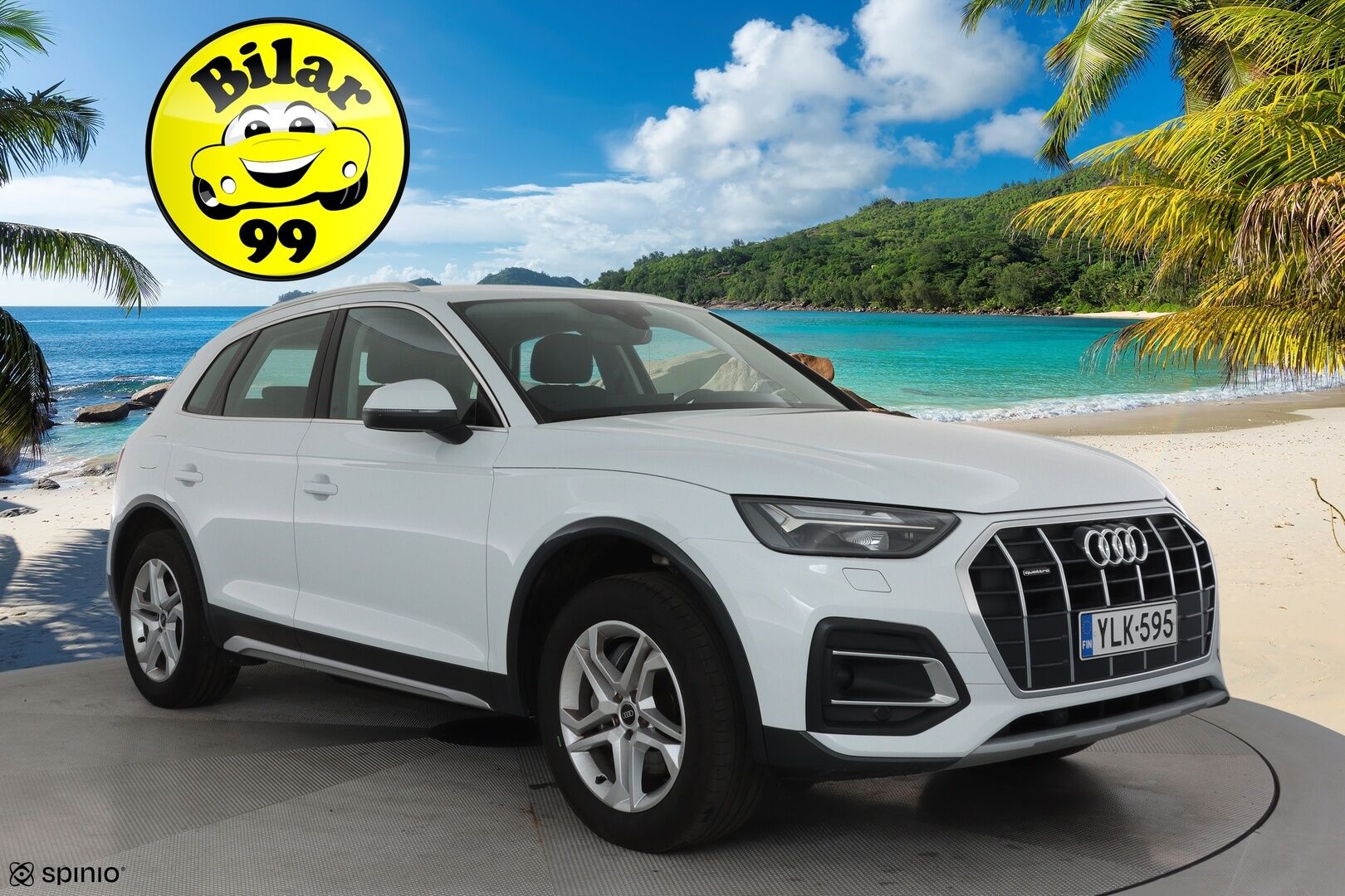 Audi Q5 2022 Business Advanced Launch Edition 40 TDI 150 kW MHEV quattro S tronic **Adapt.vakkari / Webasto / LED / Koukku** - 3,99 % KORKOTARJOUS TÄHÄN AUTOON 31.8. ASTI! - Suomi-auto / Kahdet renkaat aluvanteilla / Merkkihuollettu / Sporttipenkit / P.kamera / Ratin lämmitin
