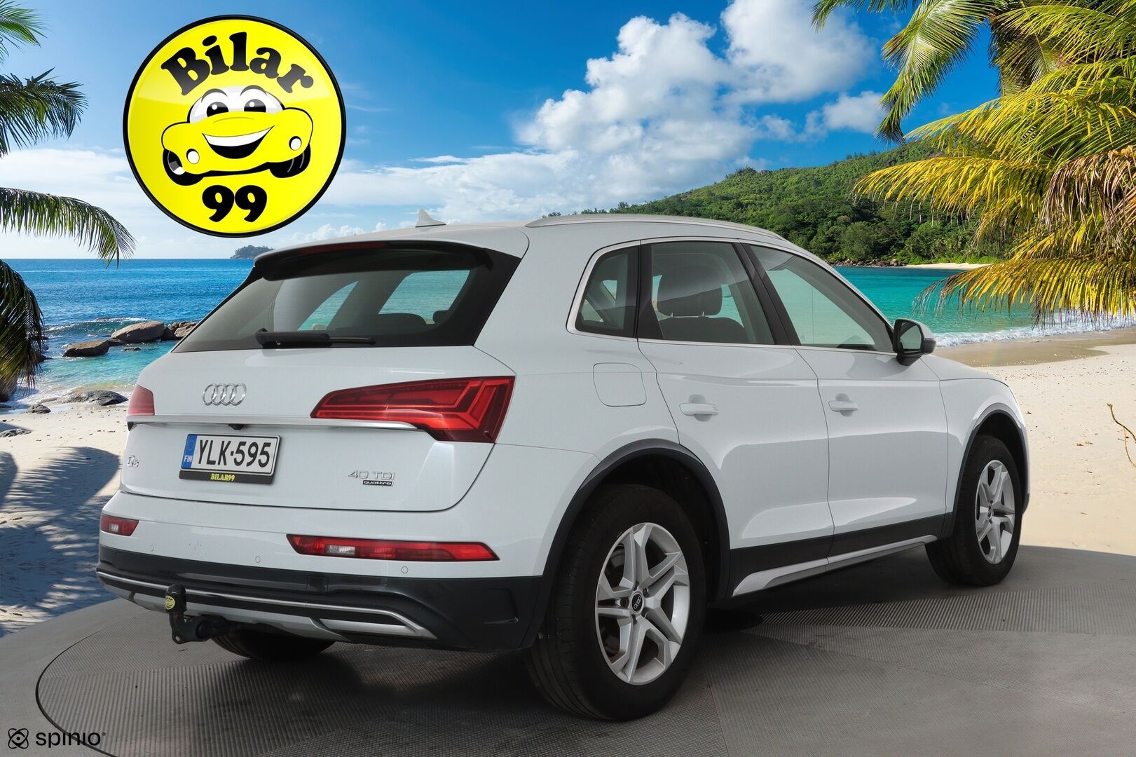 Audi Q5 2022 Business Advanced Launch Edition 40 TDI 150 kW MHEV quattro S tronic **Adapt.vakkari / Webasto / LED / Koukku** - 3,99 % KORKOTARJOUS TÄHÄN AUTOON 31.8. ASTI! - Suomi-auto / Kahdet renkaat aluvanteilla / Merkkihuollettu / Sporttipenkit / P.kamera / Ratin lämmitin