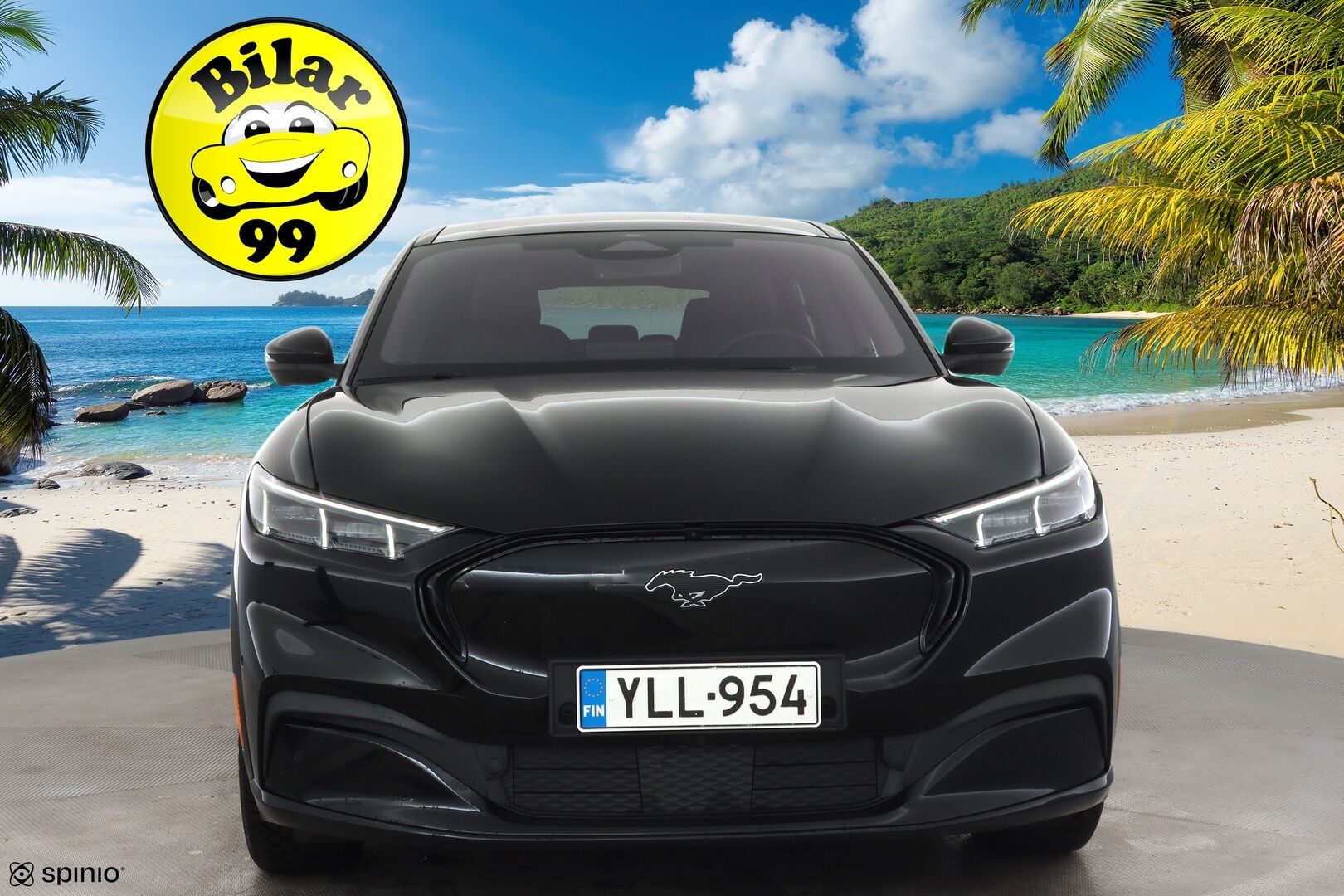 Ford Mustang Mach-E 2022 269hv A1 AWD * ACC / B&O / Lasikatto / Muistipenkki / 360 / LED / Koukku / Keyless * - 1-om Suomi-auto / Akku kuntotarkastettu / Kahdet renkaat aluvanteilla / Merkkihuollot