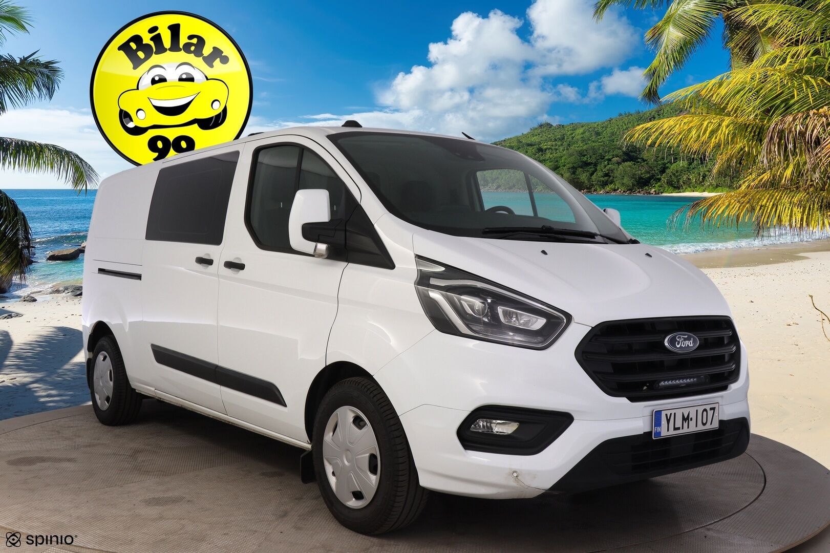 Ford Transit Custom 2022 340 2,0TDCI 170 hv *ALV / Webasto / Läpilastattava / Koukku / LED / P. kamera*