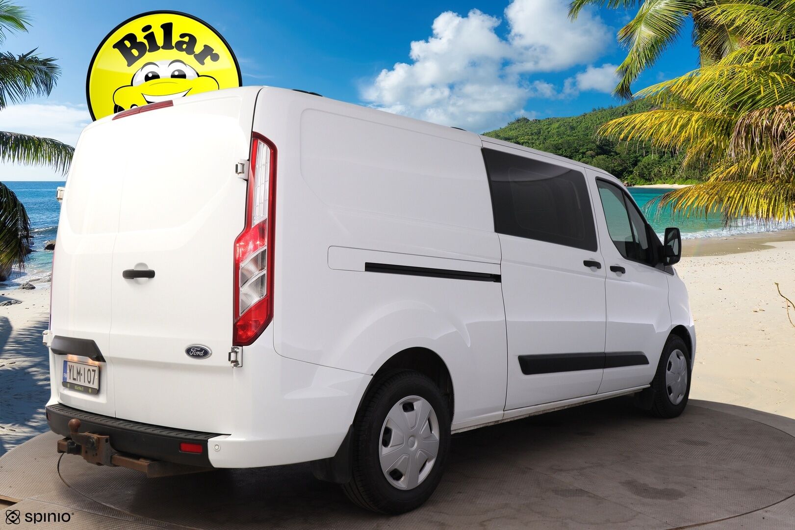 Ford Transit Custom 2022 340 2,0TDCI 170 hv *ALV / Webasto / Läpilastattava / Koukku / LED / P. kamera*