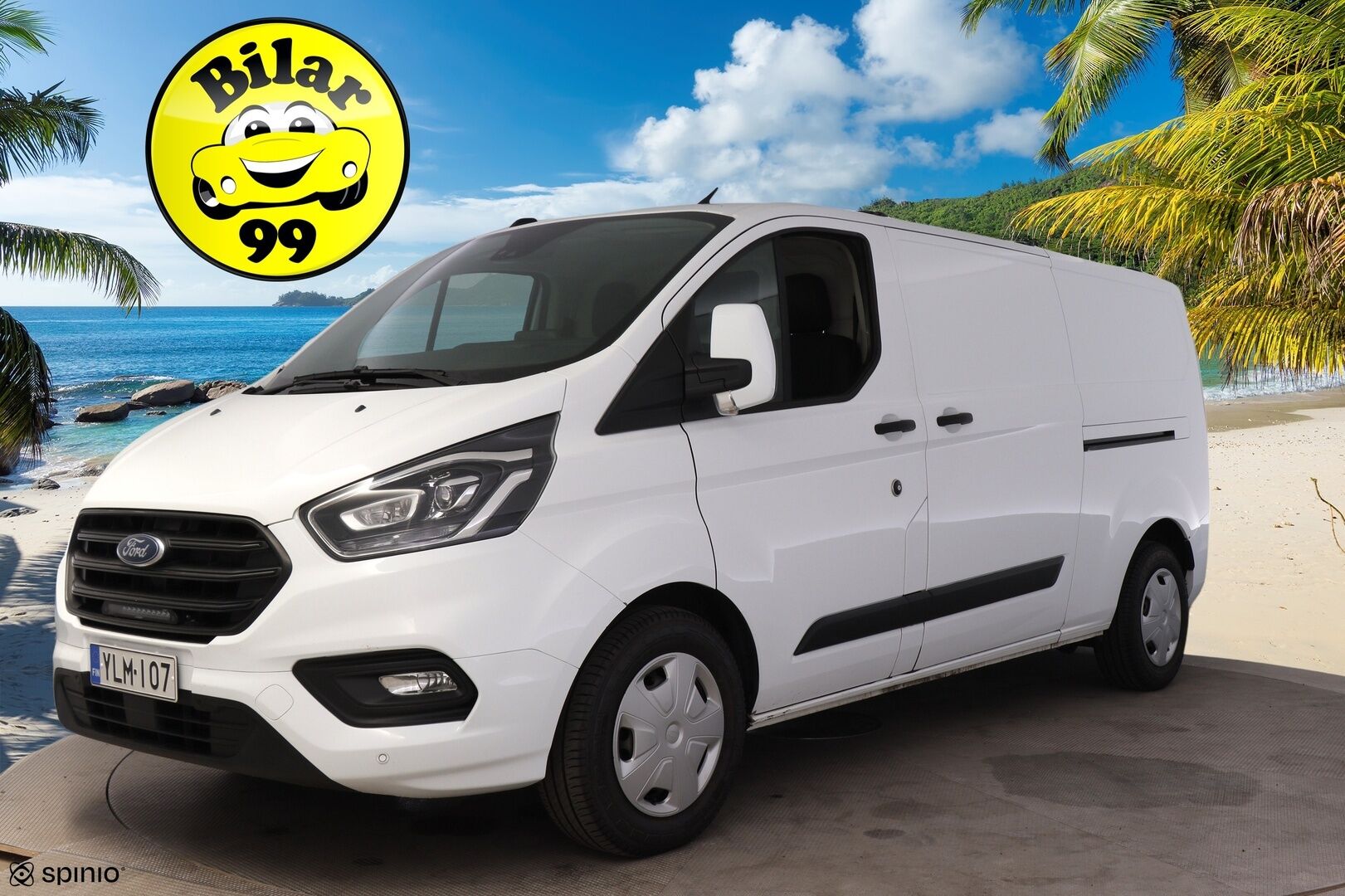 Ford Transit Custom 2022 340 2,0TDCI 170 hv *ALV / Webasto / Läpilastattava / Koukku / LED / P. kamera*