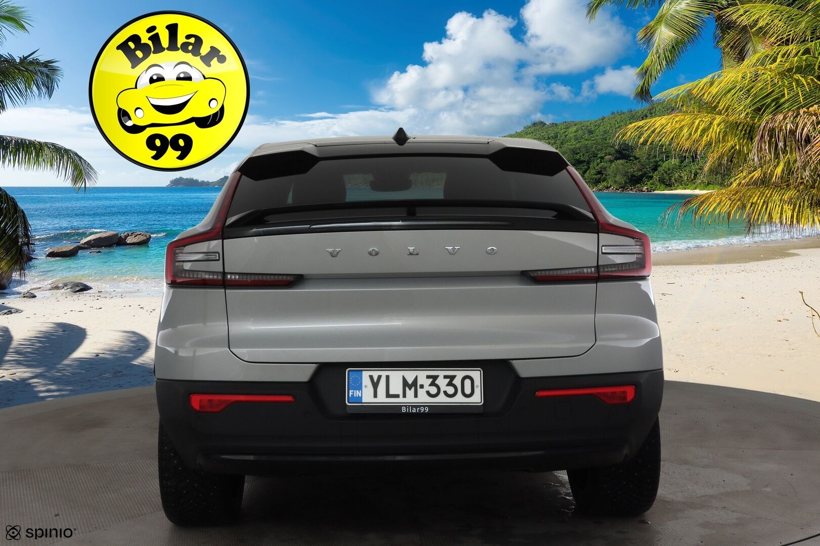 Volvo C40 2022 Recharge Twin Business Launch Edition aut * ILP / Koukku / ACC / Lasikatto / Pixel-LED / 360 / H&K * - Sportpenkki Muistilla / 1-om Suomi-auto / Kahdet renkaat aluvanteilla / Merkkihuollot