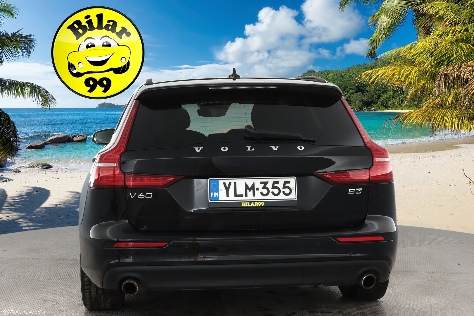 Volvo V60 2022 B3 MHEV Business Edition Aut. ** 1.Om Suomi-auto / Webasto / Koukku / Adapt. Vakkari / Muistipenkki / P. Tutka ** - Nahkasisusta / LED-valot / Kaistavahti / keylessGO / 2x renkaat