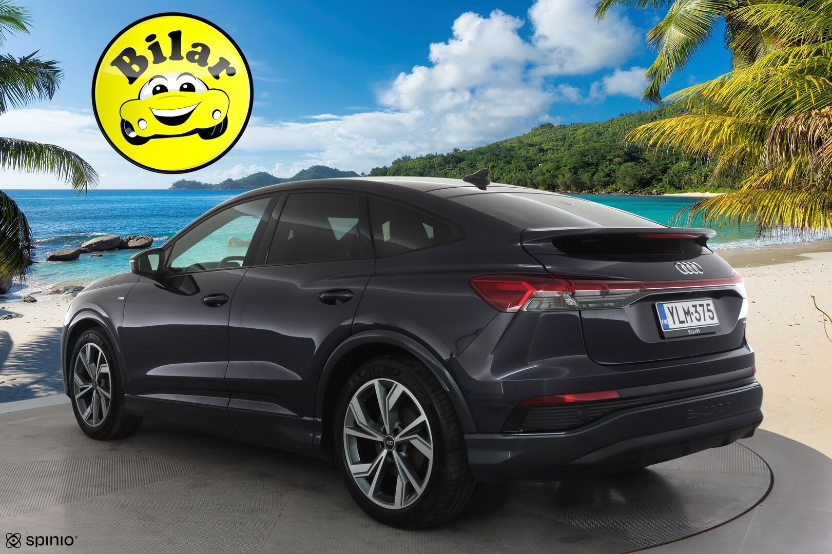 Audi Q4 e-tron 2022 Progress S line 50 e-tron quattro Sportback - | ACC | ILP | SONOS | 2x S-line | Koukku | Puolinahat | Sporttipenkit | Matrix | P.kamera | Navi | Keyless | 1-om suomiauto | Merkkihuollot | ALV | 