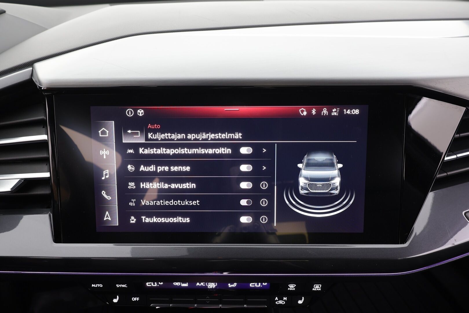 Audi Q4 e-tron 2022 Progress S line 50 e-tron quattro Sportback - | ACC | ILP | SONOS | 2x S-line | Koukku | Puolinahat | Sporttipenkit | Matrix | P.kamera | Navi | Keyless | 1-om suomiauto | Merkkihuollot | ALV | 