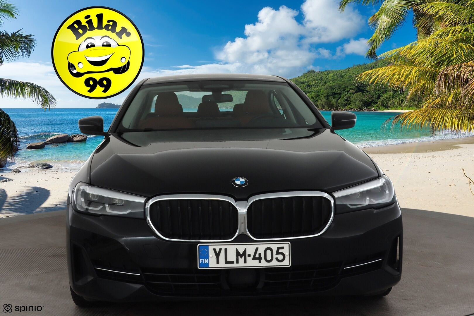 BMW 520 2022 G30 Sedan 520d A xDrive MHEV * ACC / Webasto / Hifi / LED / Navi / Comfort Access / Ruskeat nahat / Digimittaristo * - 1.Om Suomi-auto / Kahdet renkaat aluvanteilla