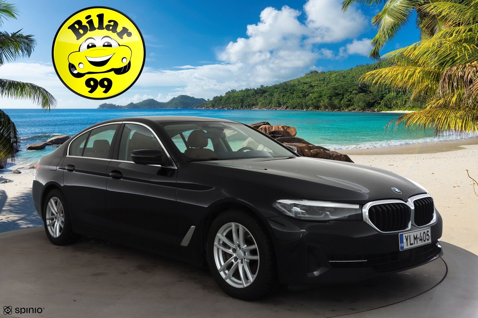 BMW 520 2022 G30 Sedan 520d A xDrive MHEV * ACC / Webasto / Hifi / LED / Navi / Comfort Access / Ruskeat nahat / Digimittaristo * - 1.Om Suomi-auto / Kahdet renkaat aluvanteilla