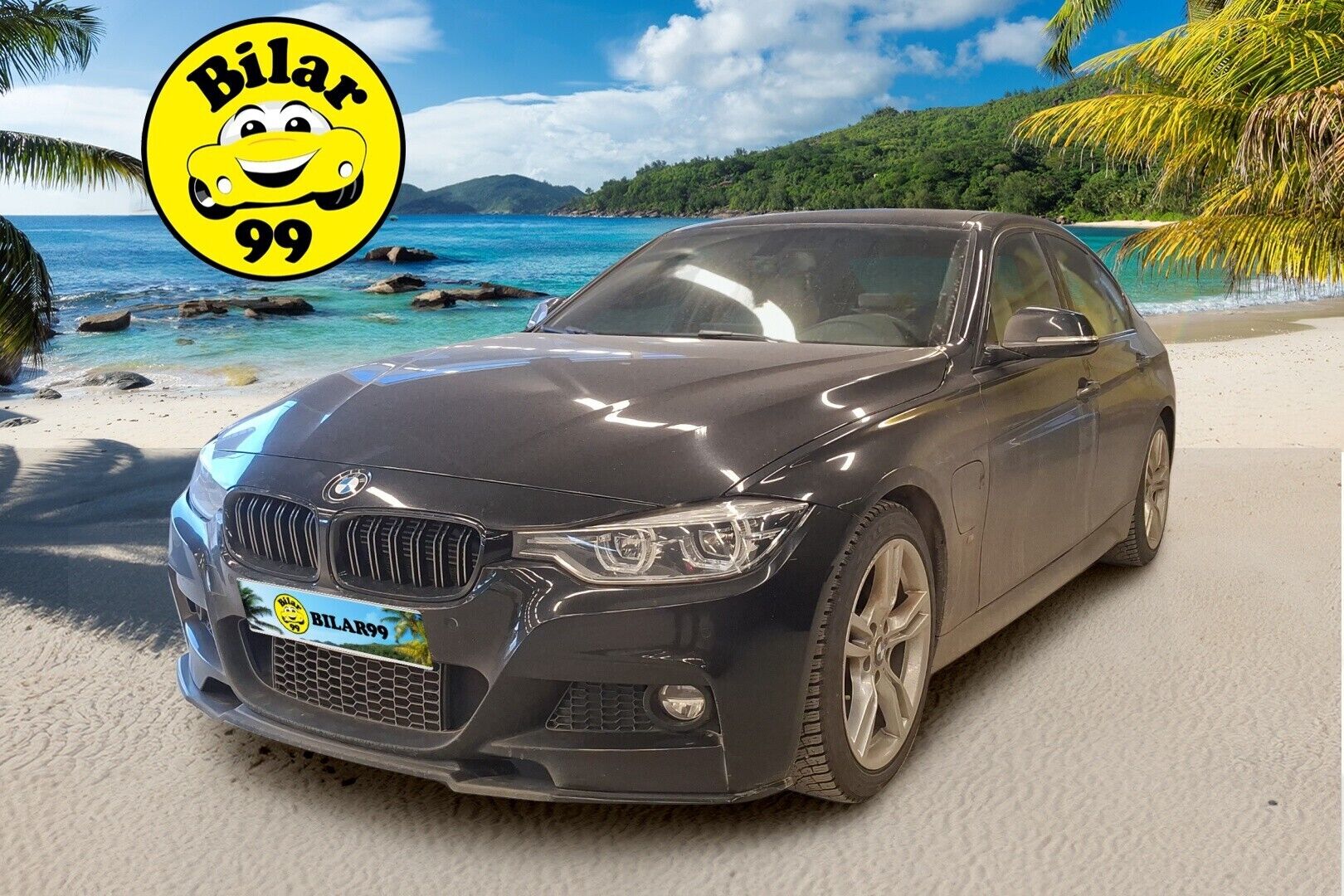 BMW 330 2017 F30 Sedan 330e A Business M Sport Edition * Harman&Kardon / Proffa. Navi / LED / Nahkasisusta * - Näyttävä M Sport Bemari / Ambient - Valaistus / Juuri huollettu!